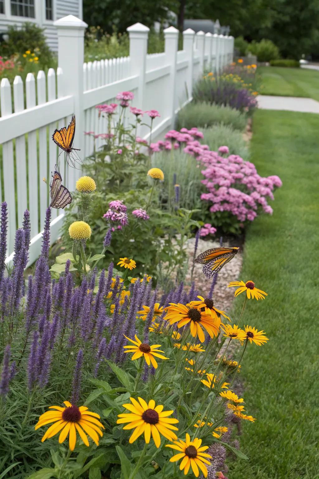 Support pollinators with a garden abundant in their favorite plants, contributing to environmental health.