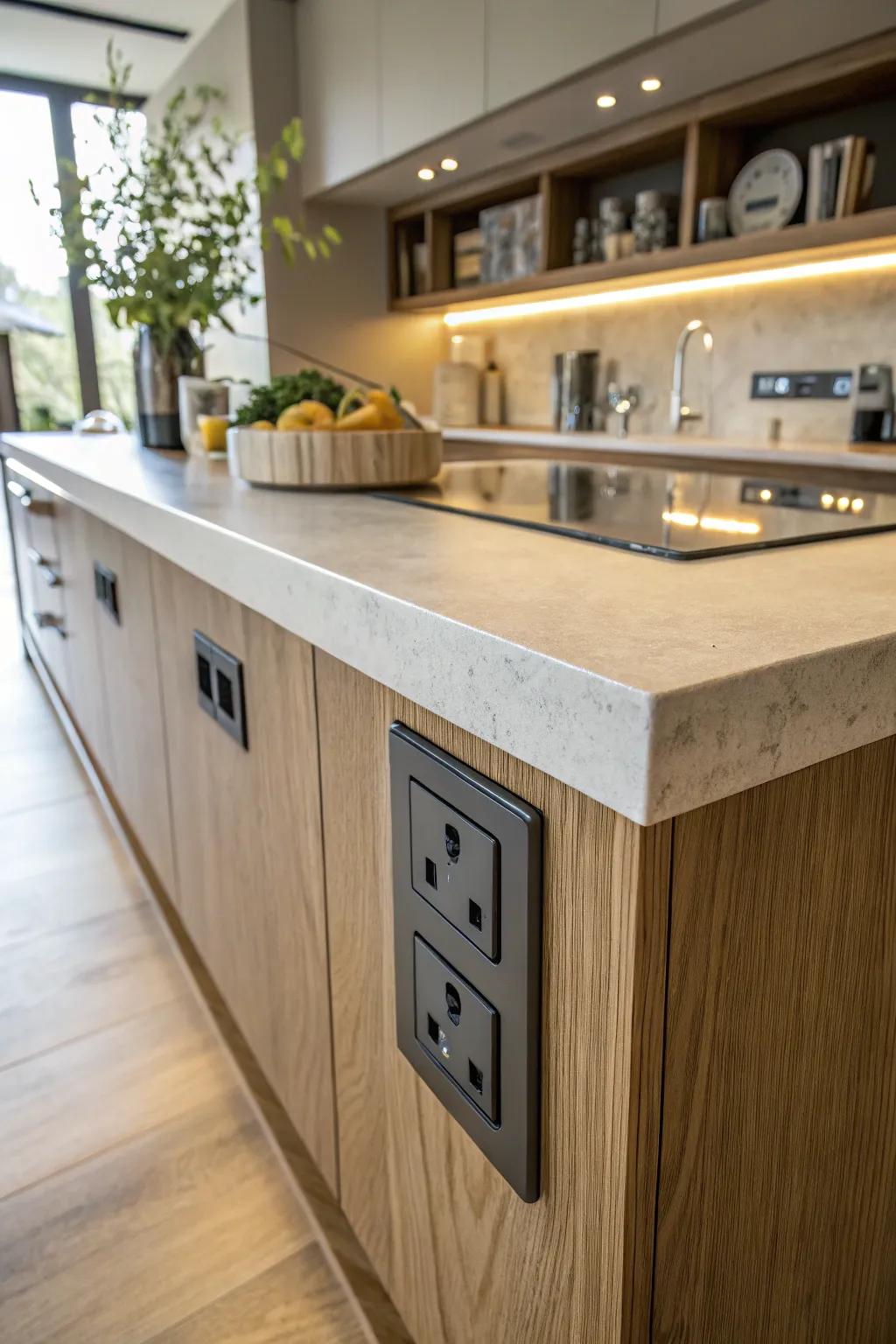 Eco-friendly solutions enhance a sustainable kitchen.