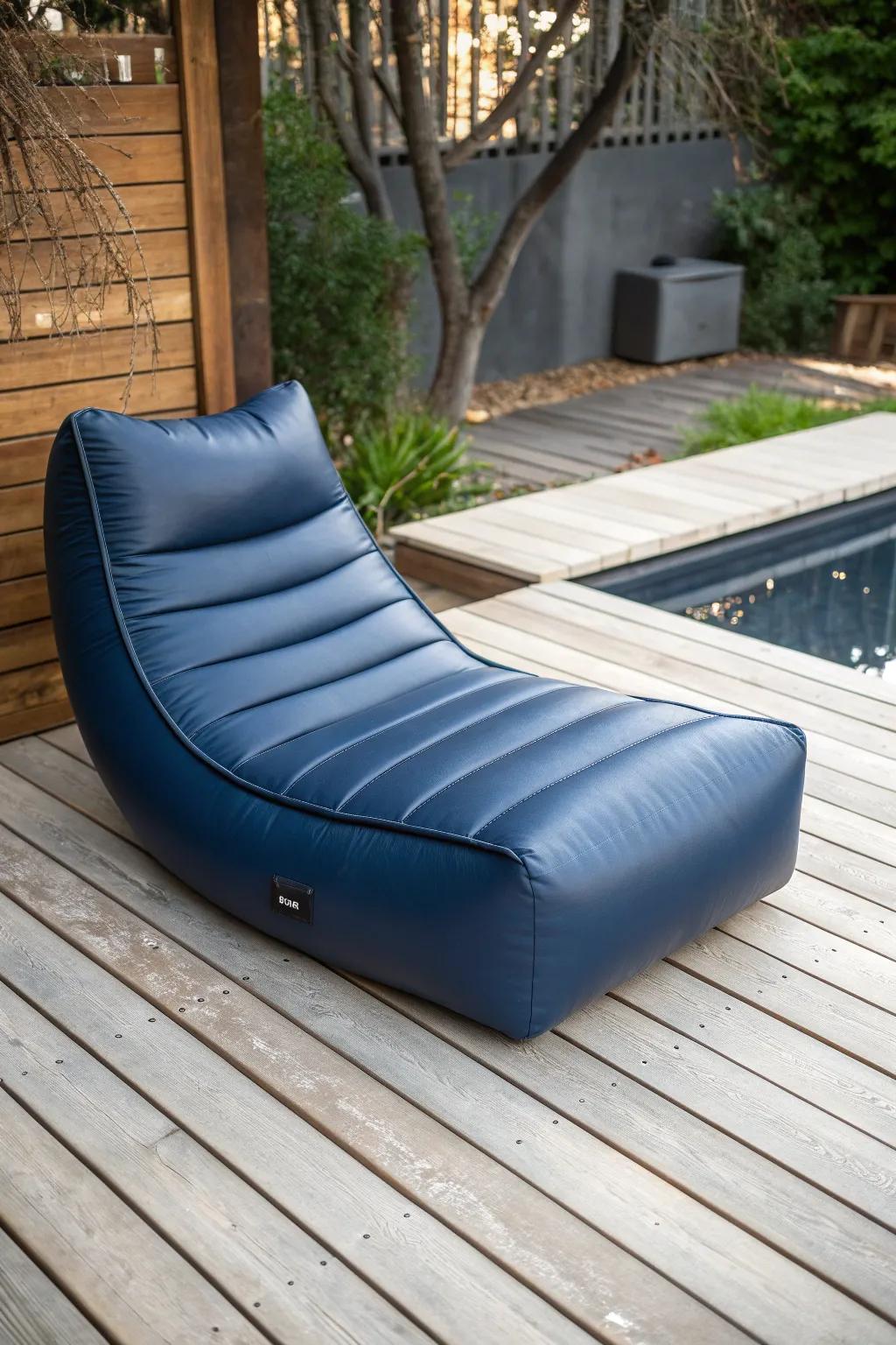 Elevate your patio space with chic inflatable seating that's as practical as it is stylish.