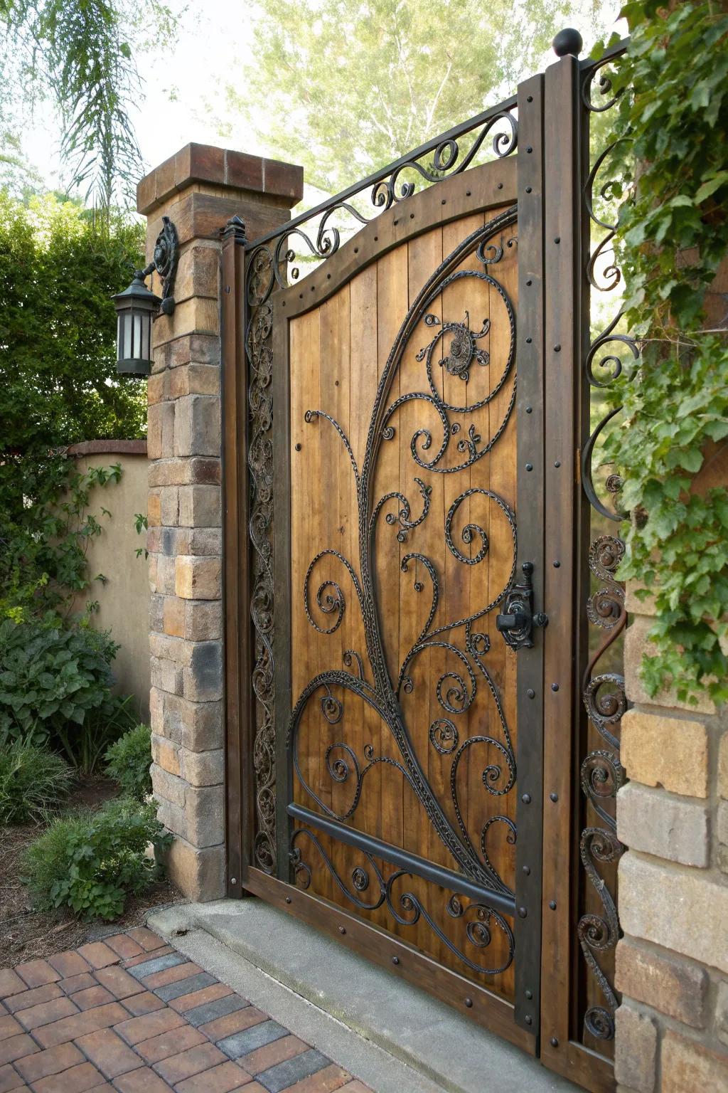 Eco-Friendly Elegance: Where Reclaimed Wood Meets Masterful Metalwork.