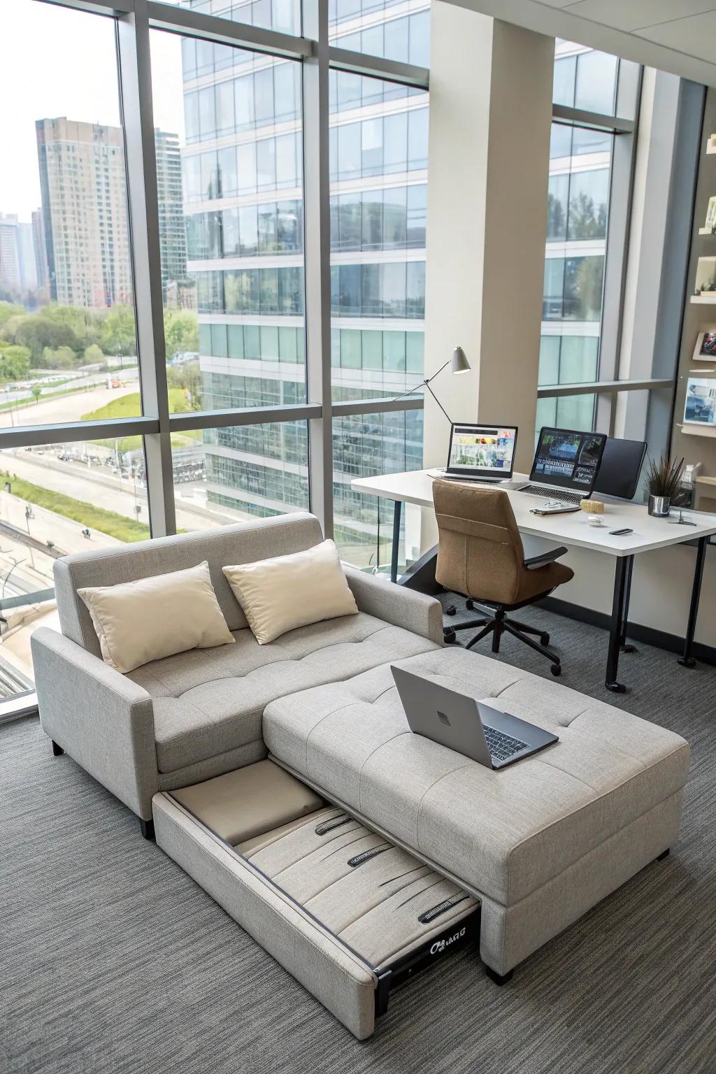 Intelligent technology brings convenience to the office.