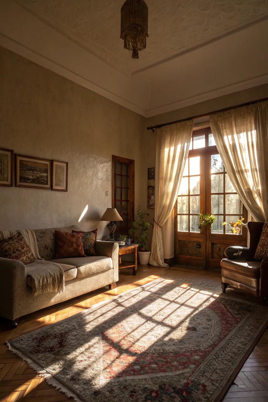 Lighting adds depth and enhances textures.