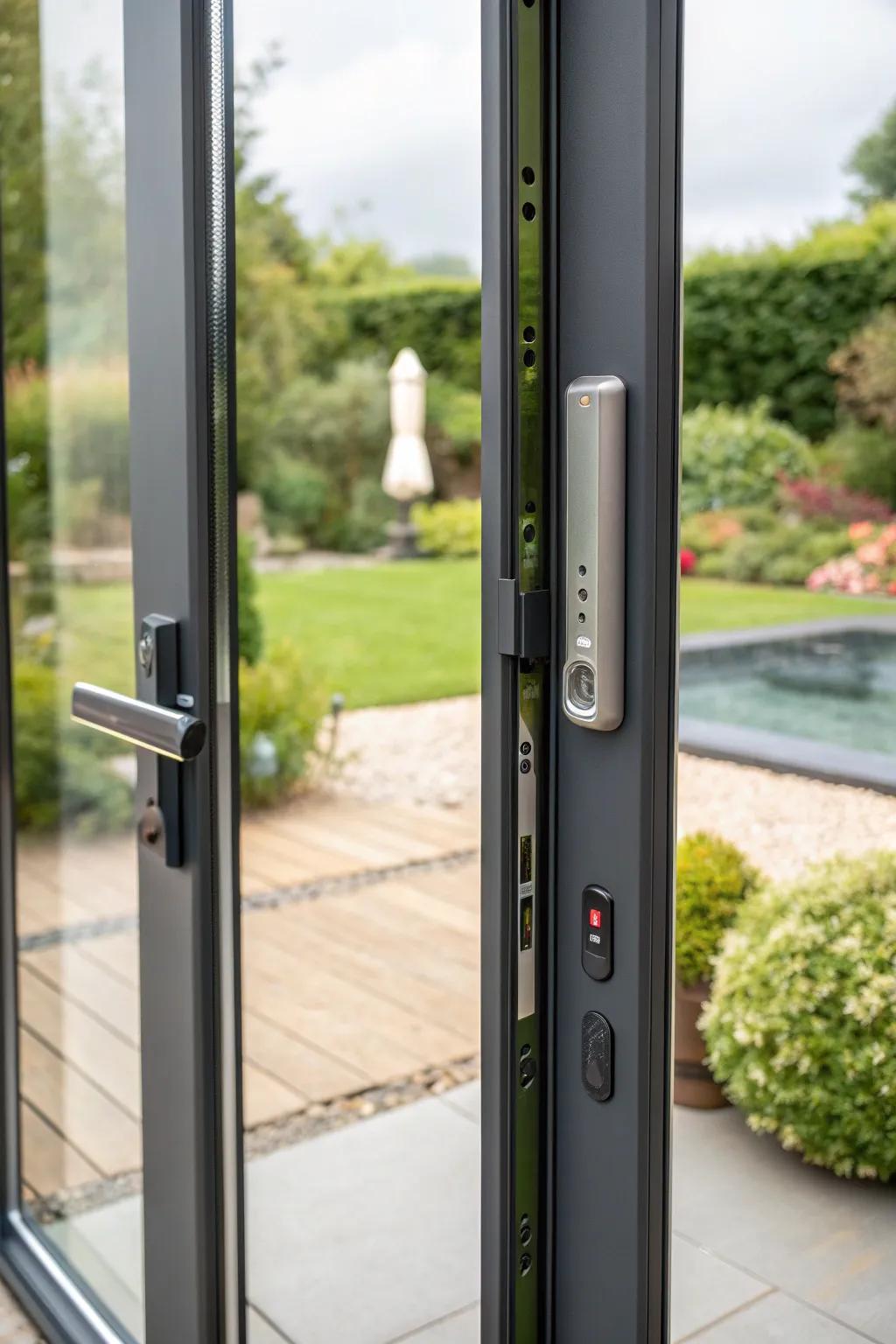 Step into the future with smart patio doors that blend technology with timeless design.