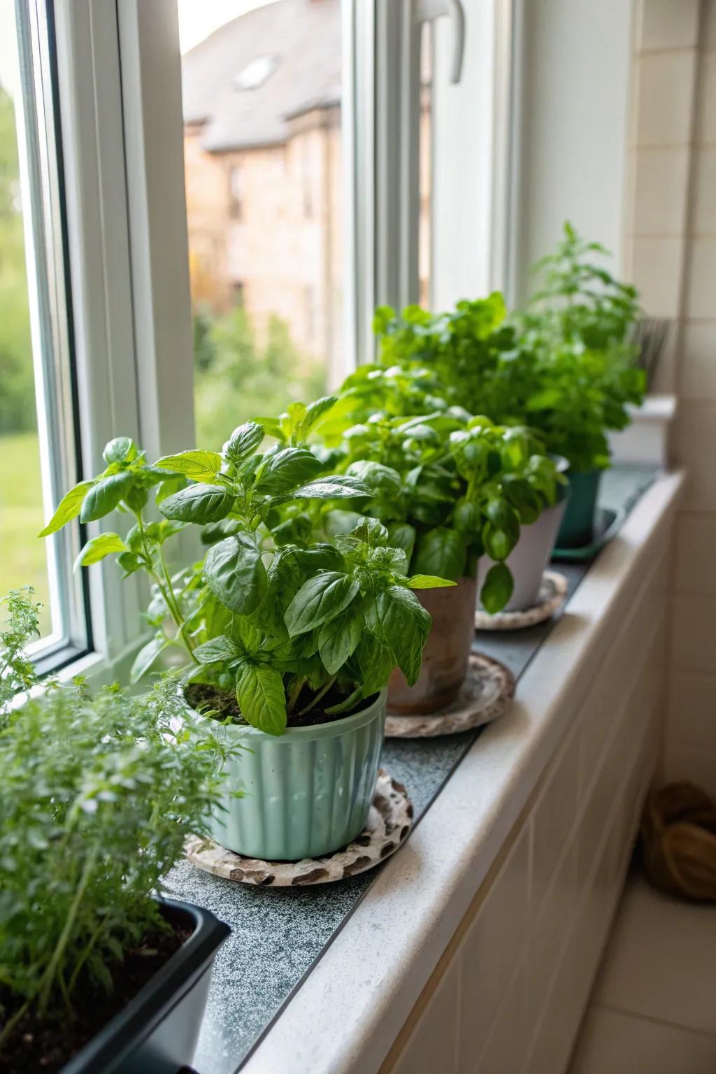 Add flavor to your kitchen with a flourishing herb garden.