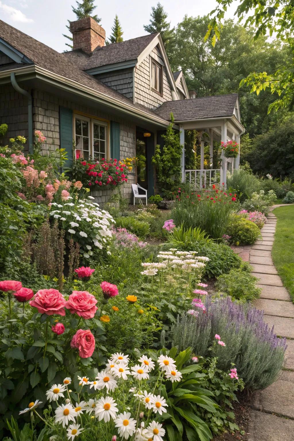 A rustic garden imparts whimsical magnetism to your plot.