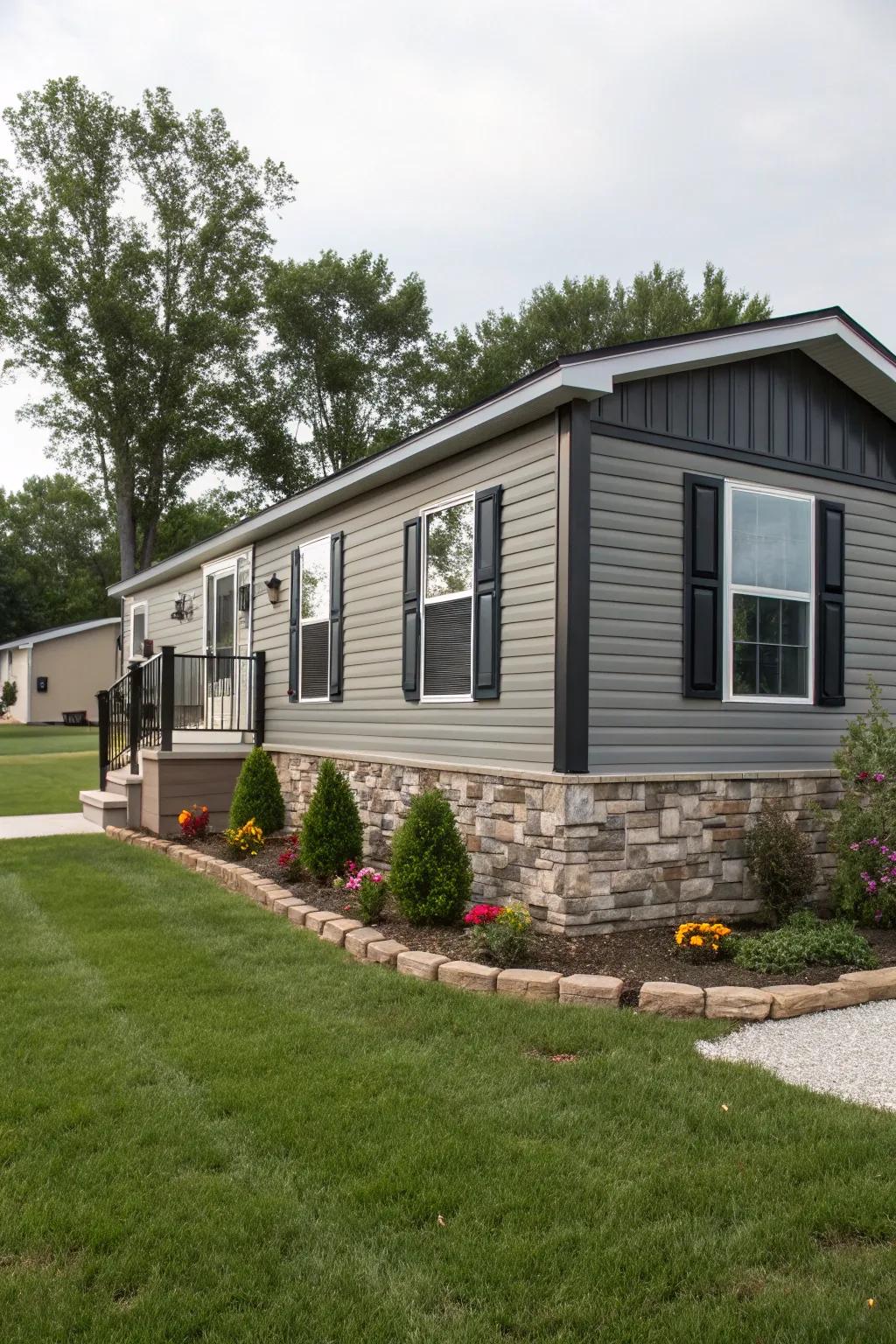 Stone gray delivers a streamlined, modern aesthetic with organic harmony.