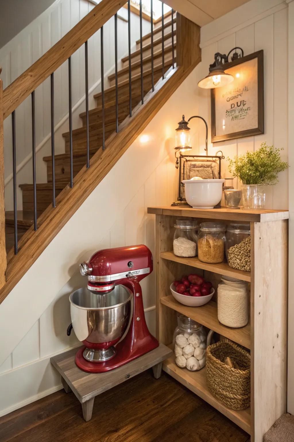 Hidden gem: An under-stairs nook that surprises and delights