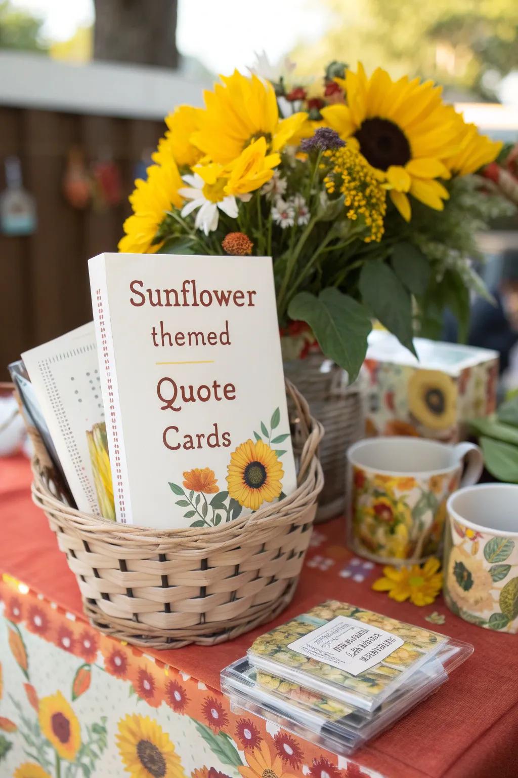 Spread joy with a sunflower inspiration box.