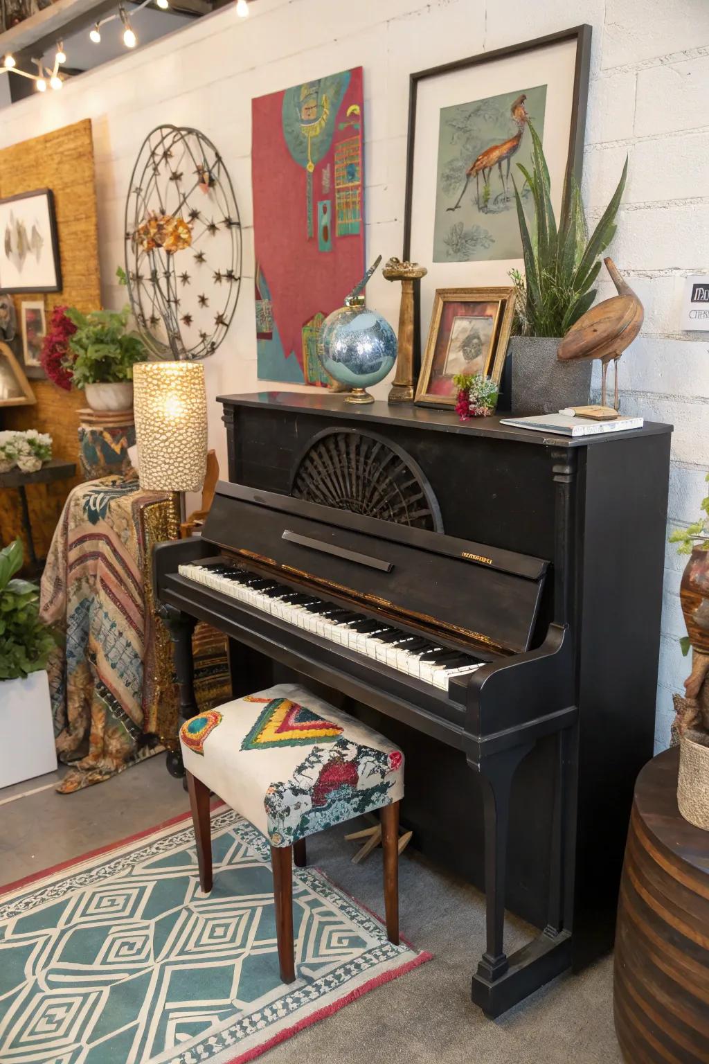 Infuse your piano space with your unique style and personality.