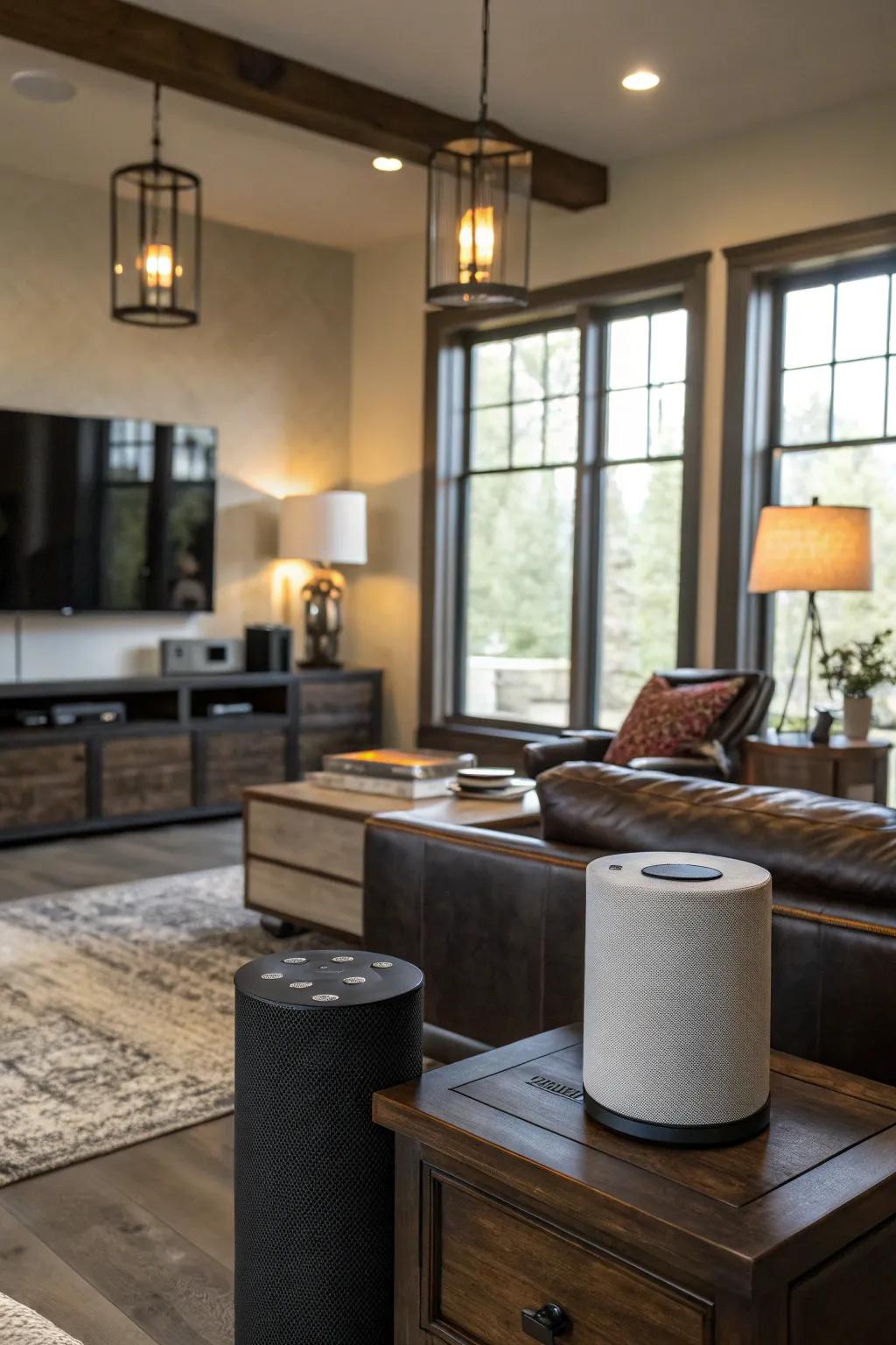 Intelligent tech contributes convenience and modernity to your living space.