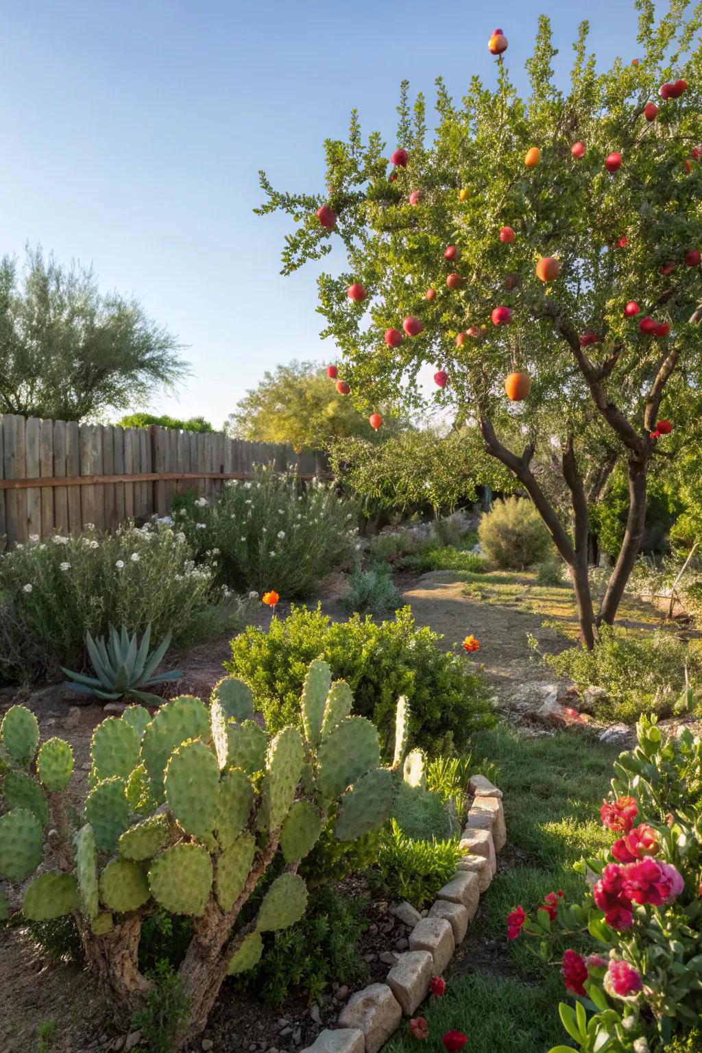 Edible plants providing beauty and bounty.