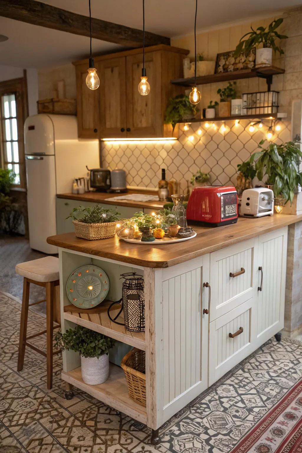 Vintage charm adds warmth and timeless appeal to your kitchen.
