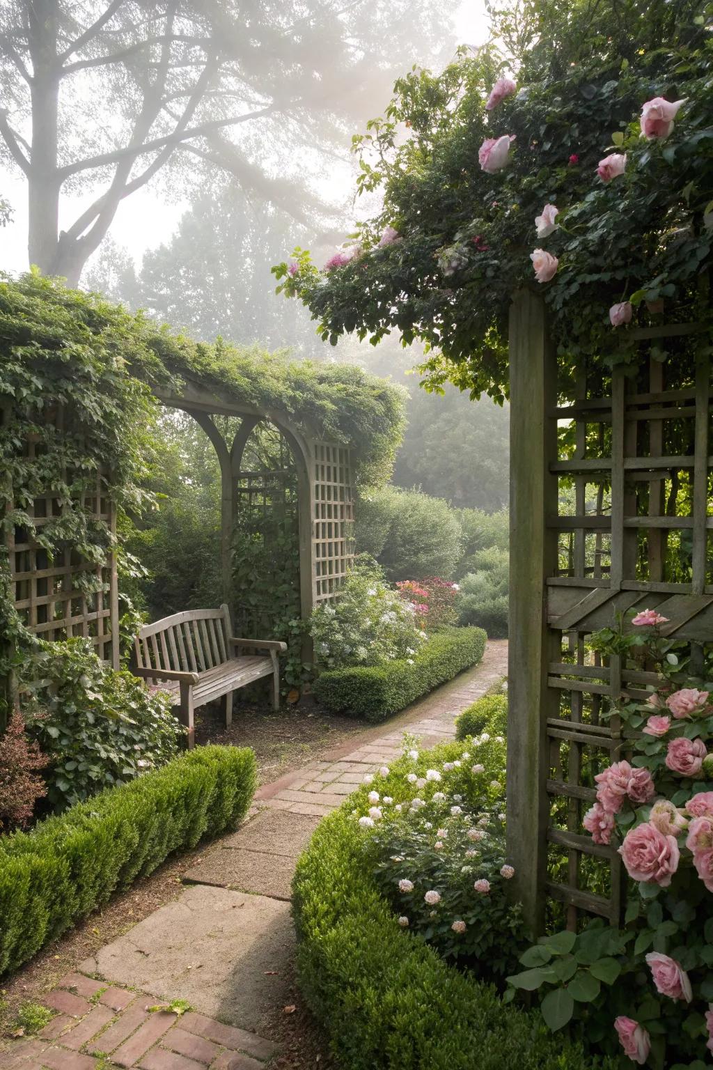 A hidden secret garden for private moments.