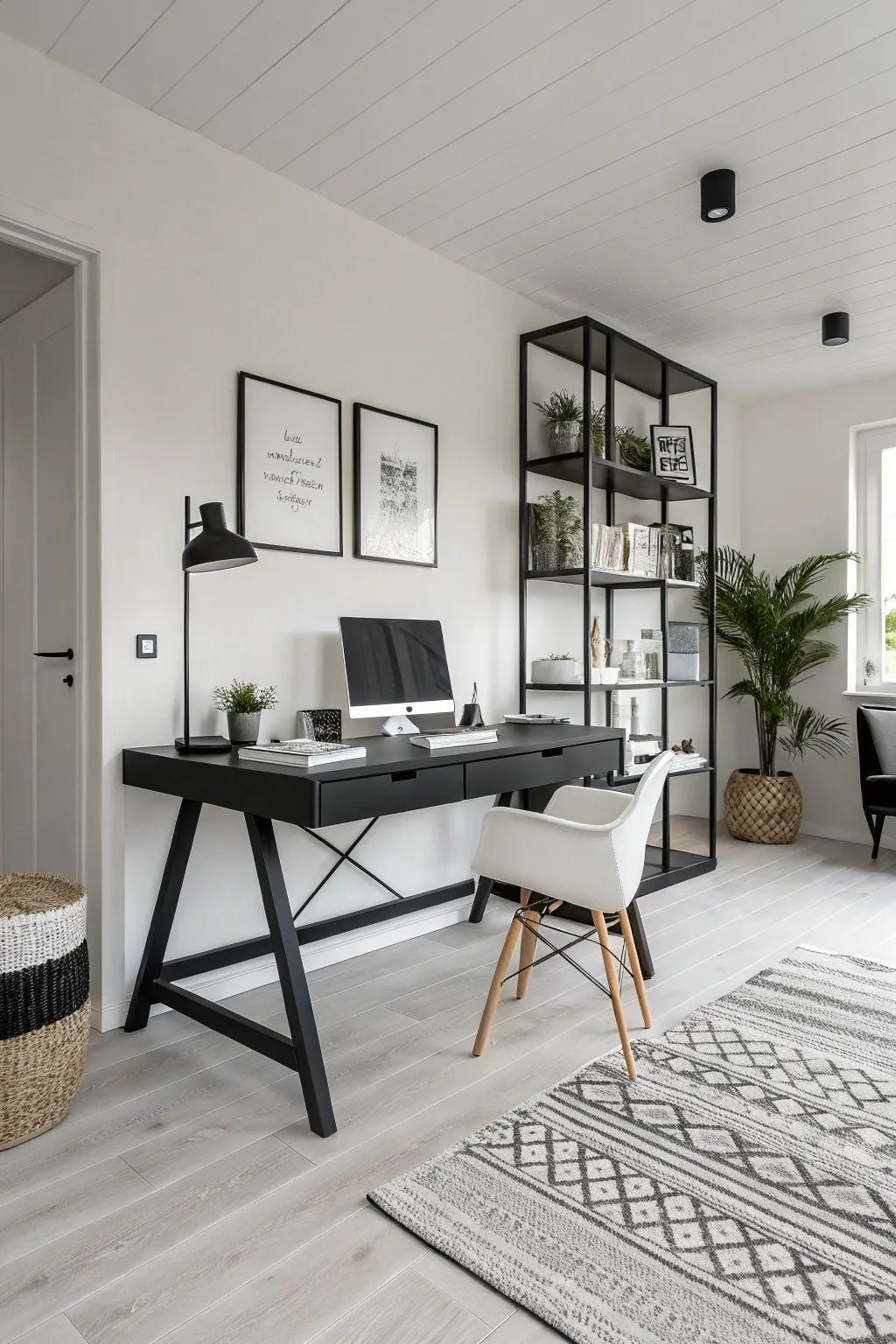 Yin Yang desks offer a modern and minimalist aesthetic.