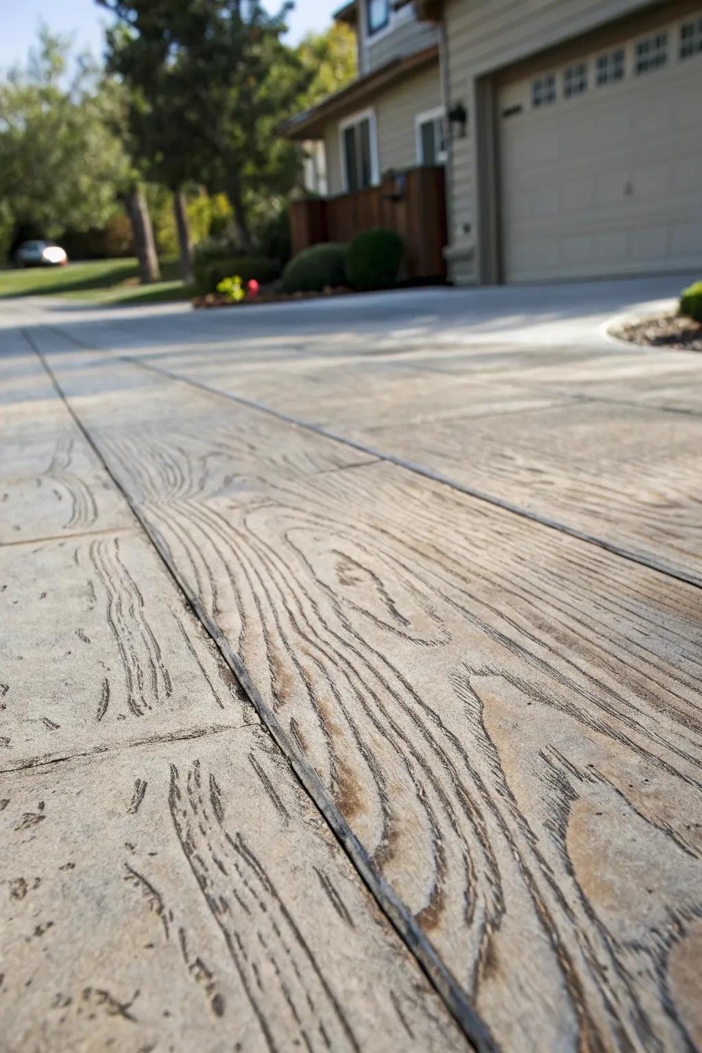 Faceted concrete delivers both safety and style.