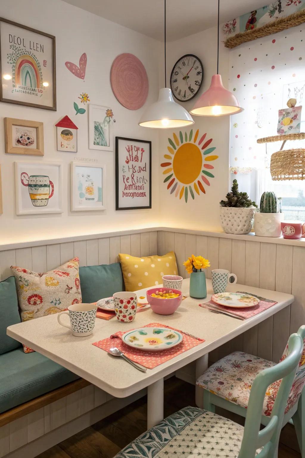 Whimsical decor brings joy and surprise to your nook.