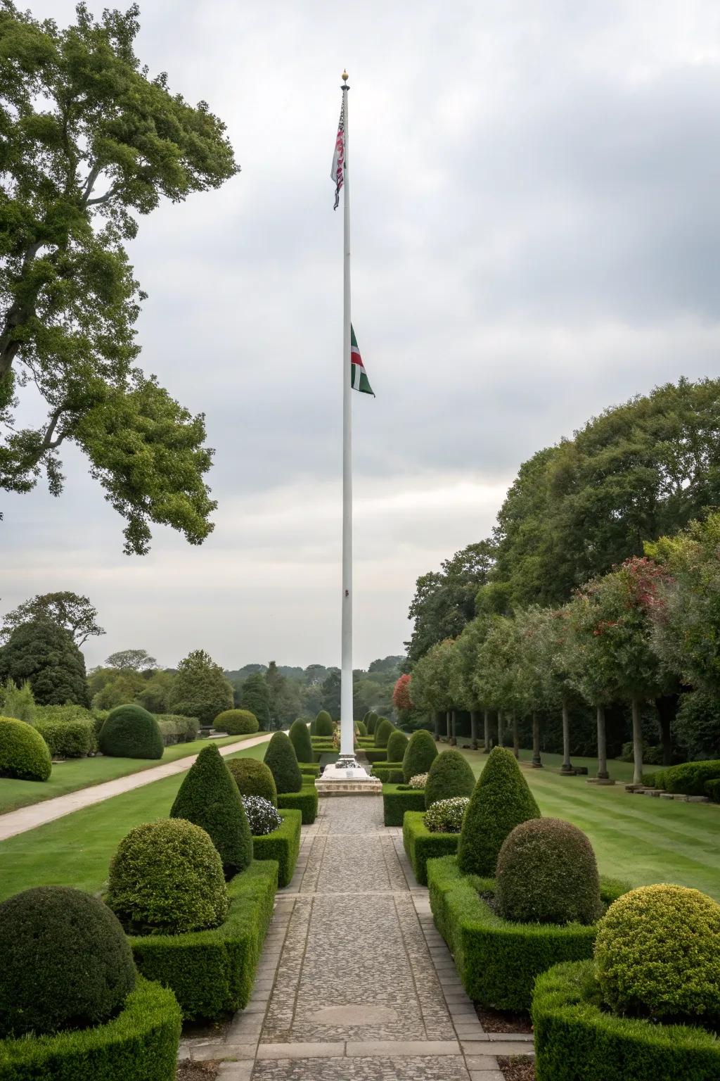 Equalized arrangements produce a harmonious and orderly landscape.