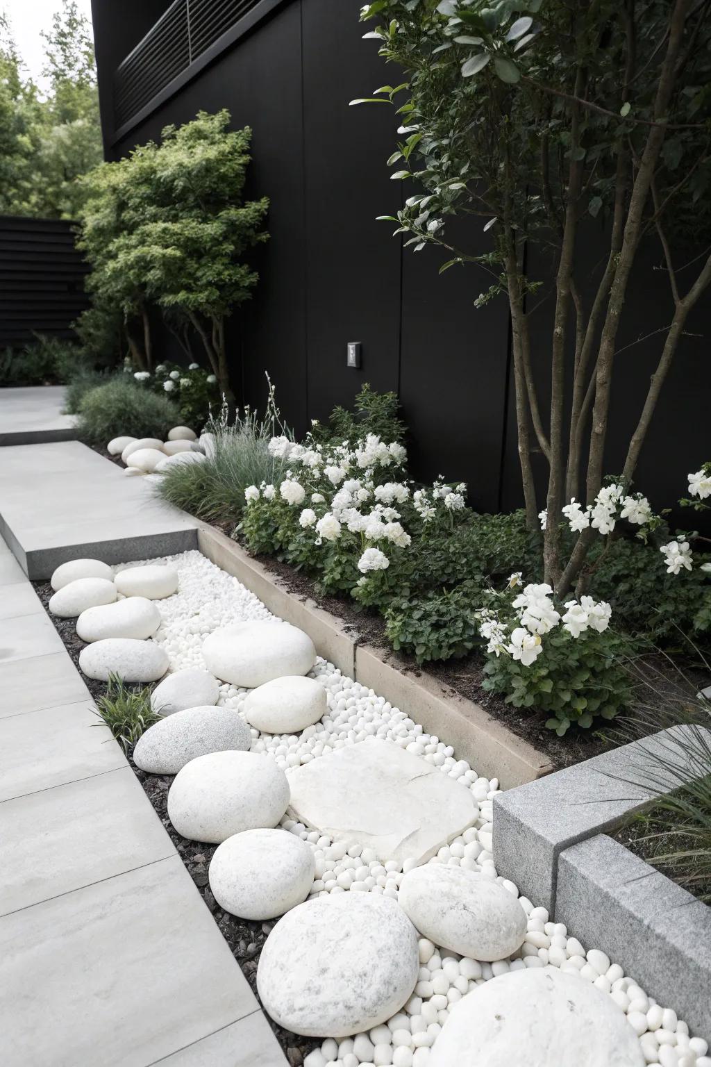 Achieve a chic look with a monochrome theme.