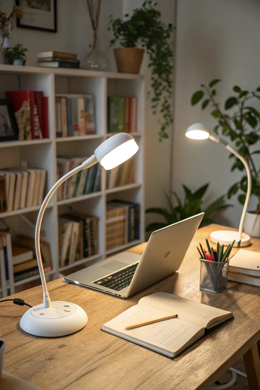 Remain adaptable through flexible lighting arrangements.