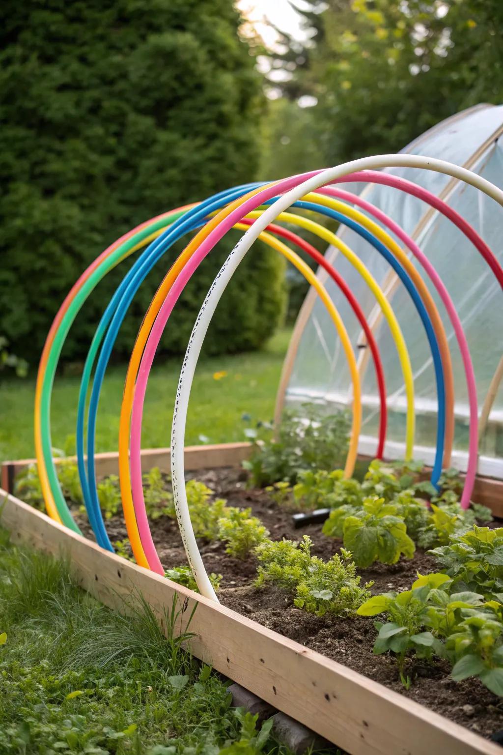 Craftsmanship Meets Creativity: Turn Hula Hoops into Unique Hoop Houses!
