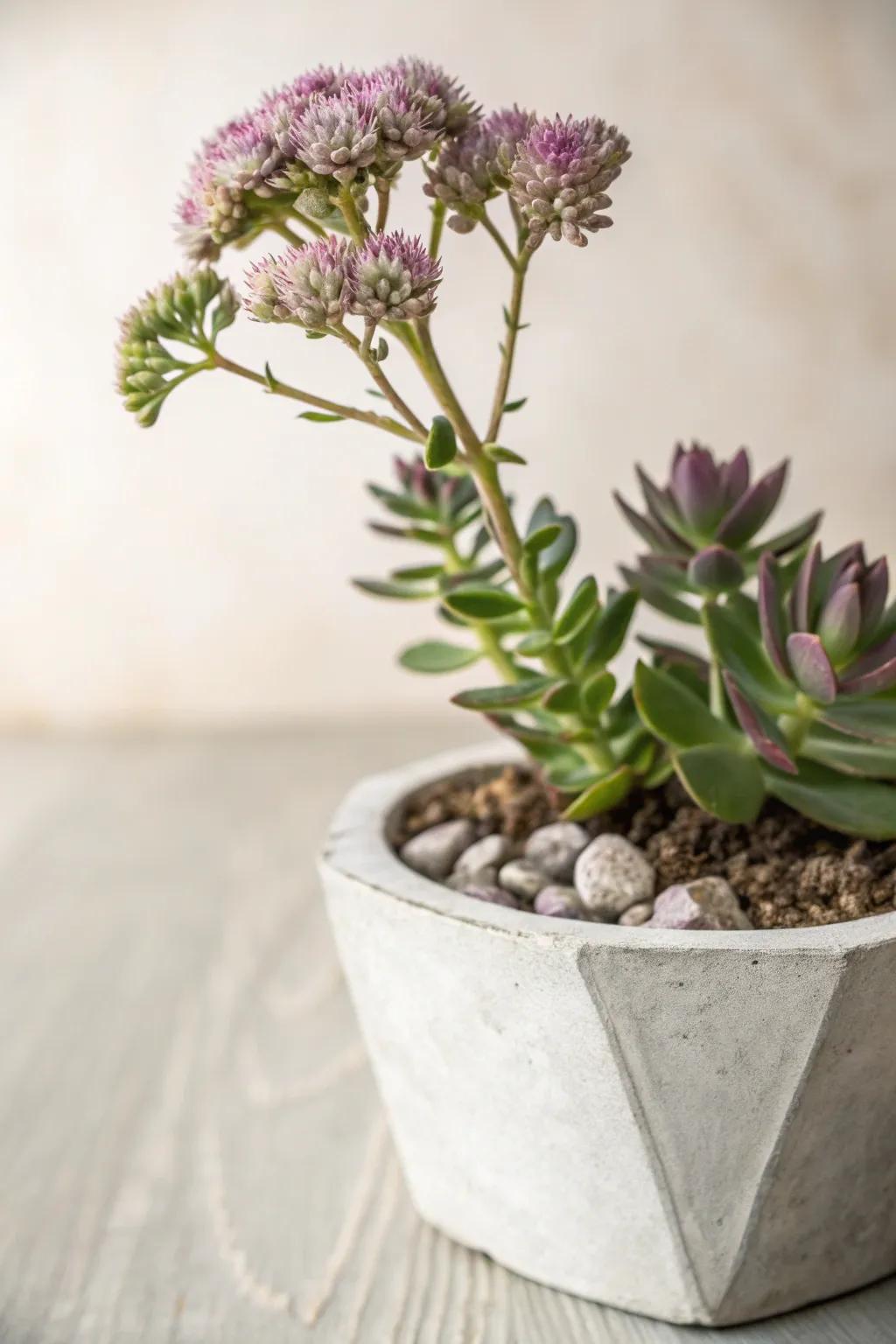 Embrace sustainable gardening with minimalist beauty: drought-tolerant plants in perfect harmony.