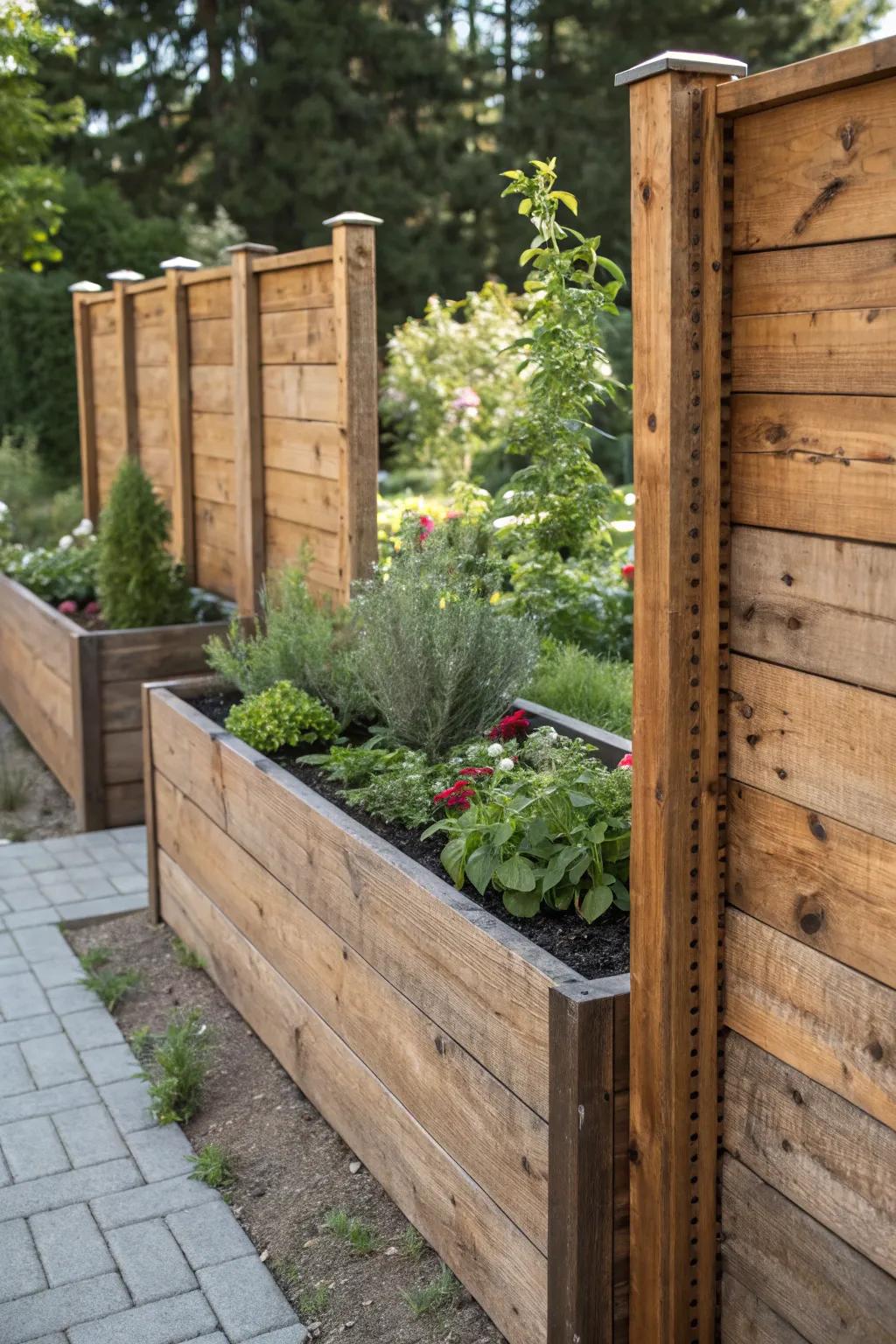Elevate your garden's elegance with expertly crafted timber dividers.