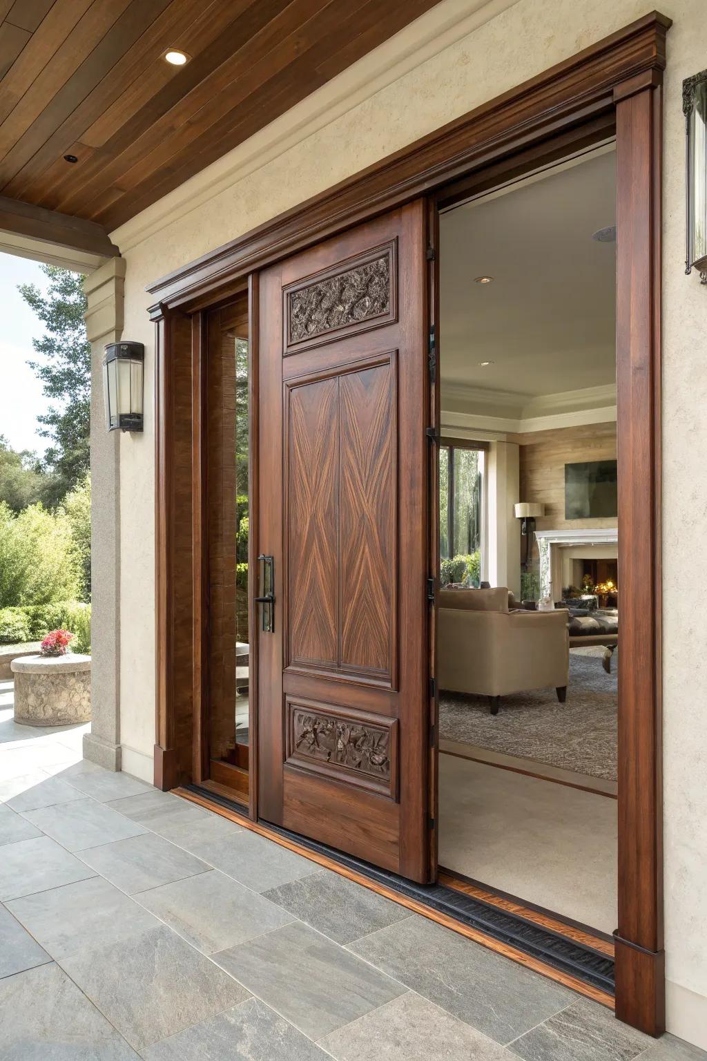 Maximize your space with the elegance of pocket doors, where craftsmanship meets functionality.