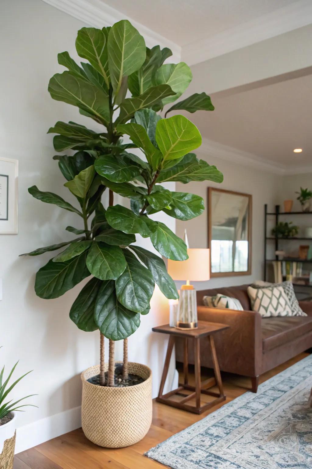 Let a dramatic plant define your space.