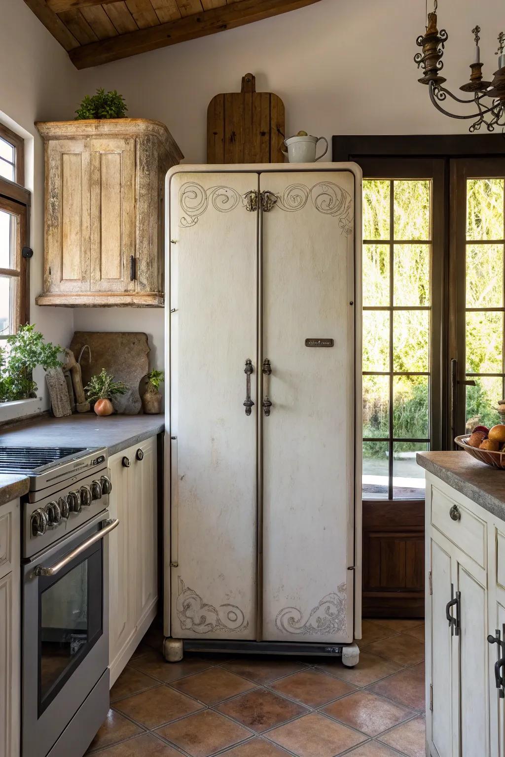 Vintage elements bring charm and nostalgia to your kitchen.