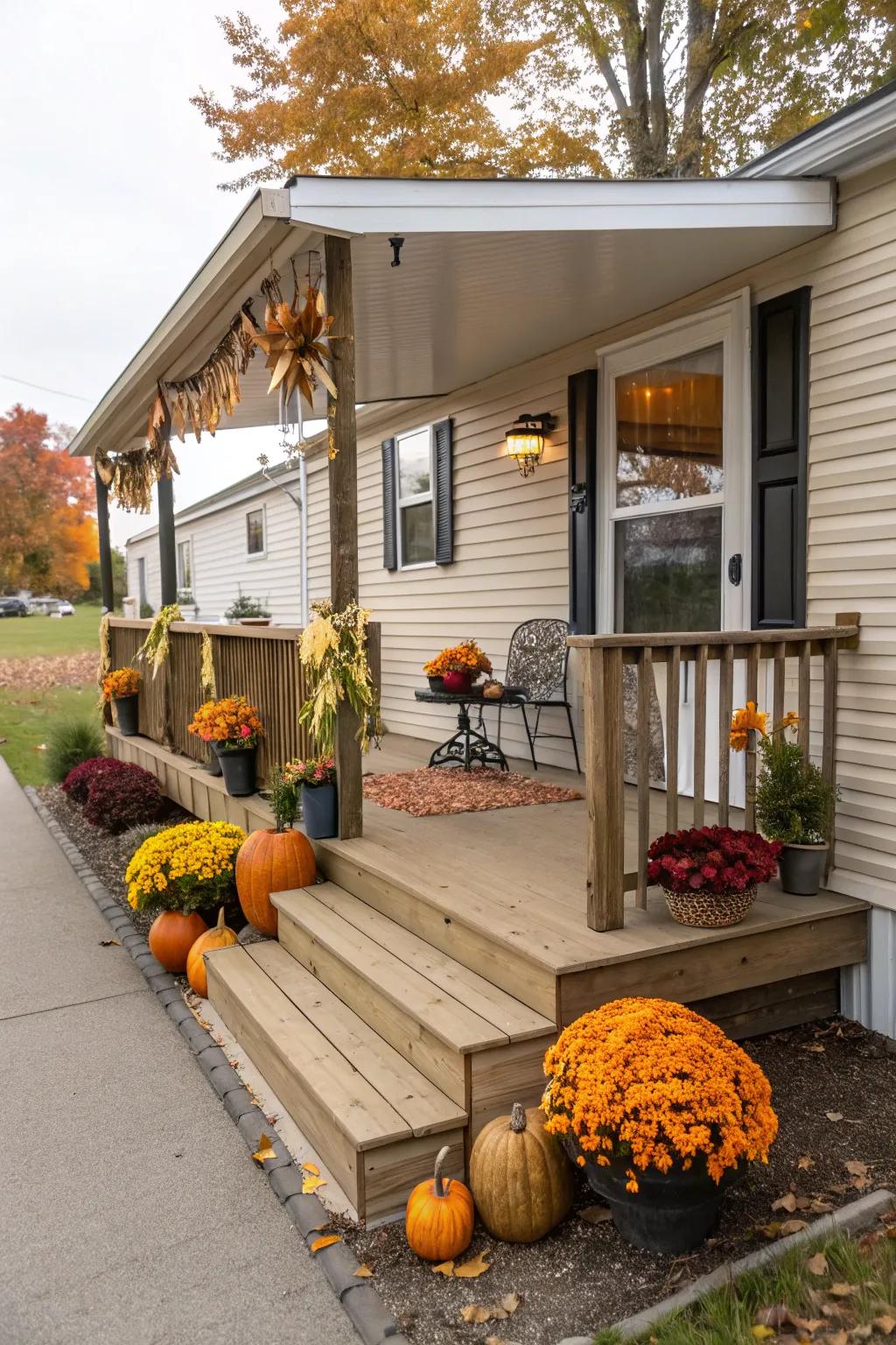 Change ornaments with the seasons for a fresh look.