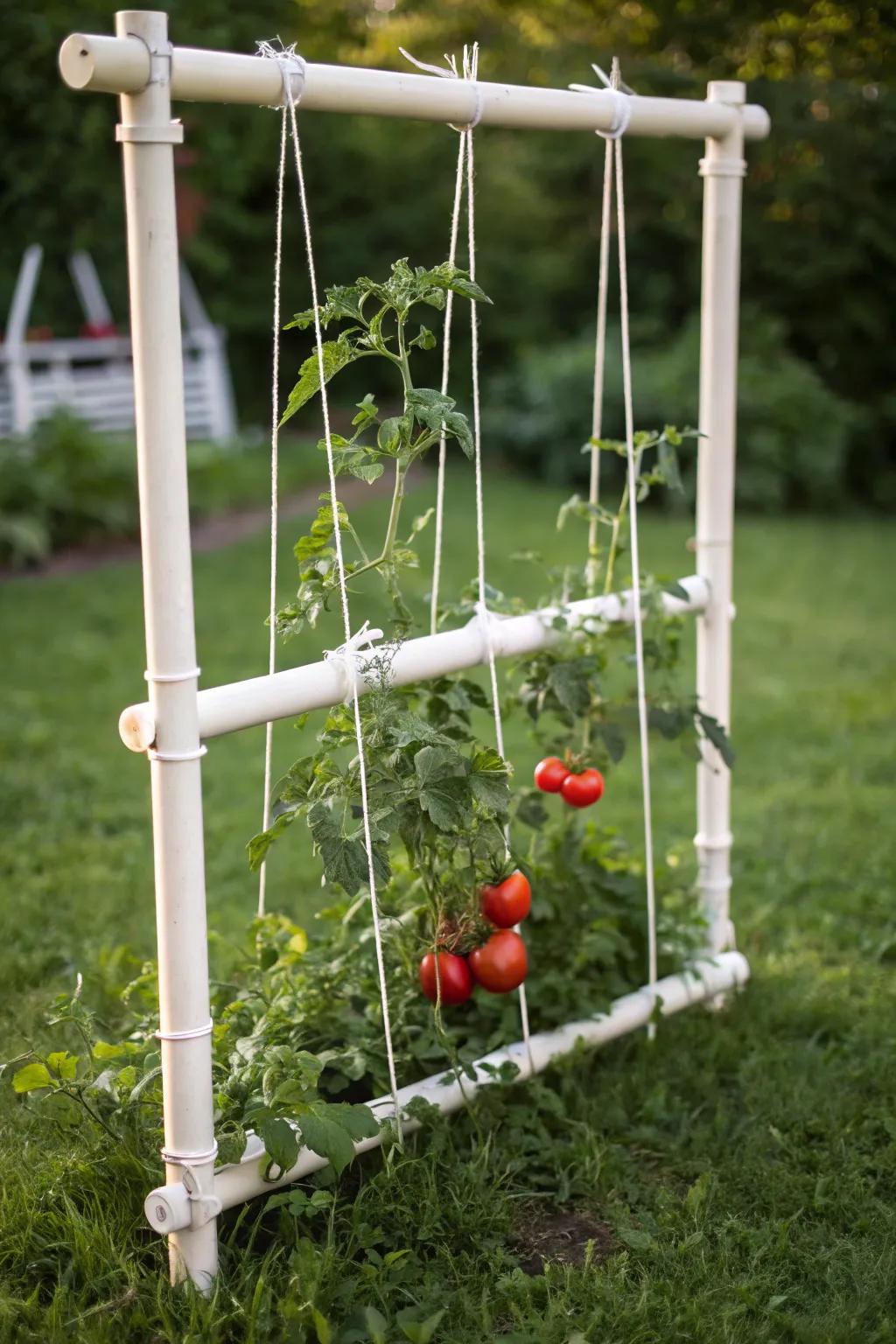 Elevate your garden's style with this elegant portable string trellis—where simplicity meets functionality.