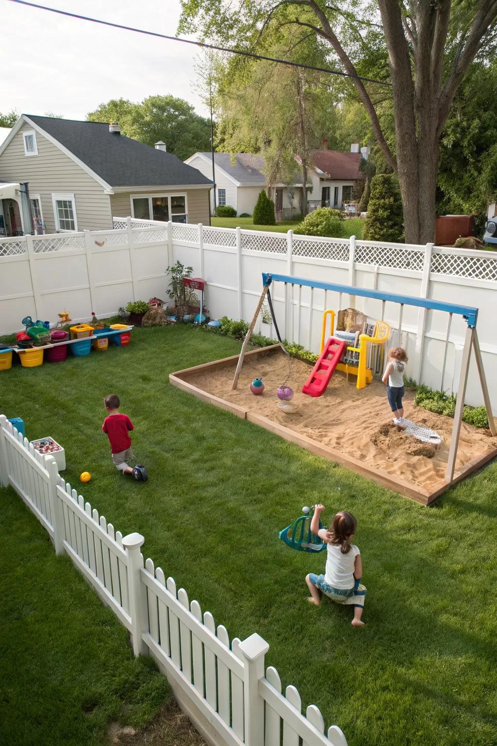 A playful nook for children to enjoy the outdoors.