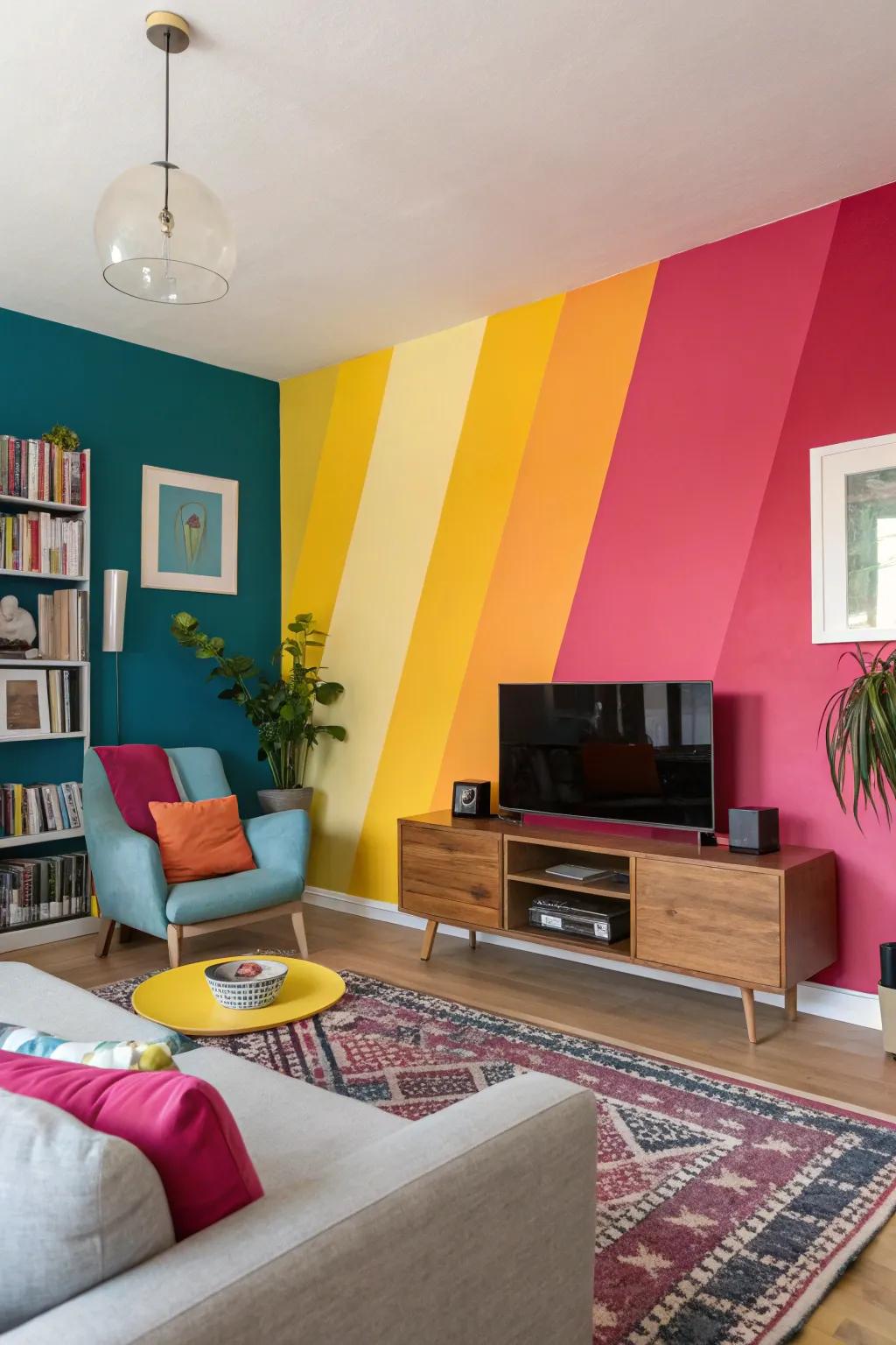 Color blocking adds structure and vibrancy.