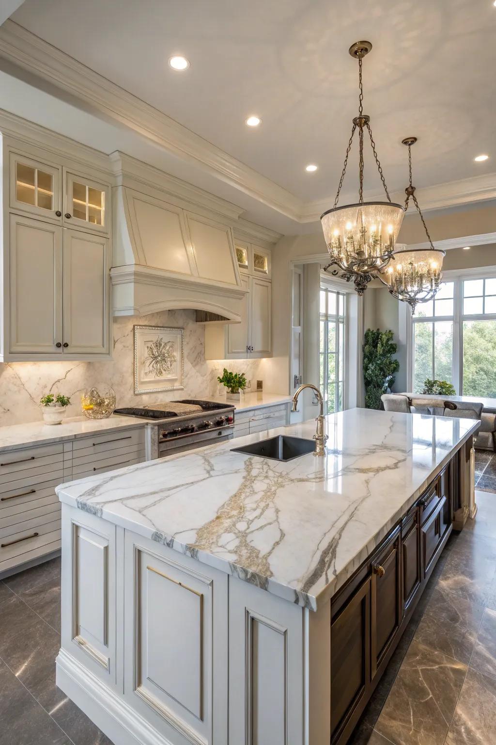 Quartzite countertops offer stunning beauty and exceptional durability.