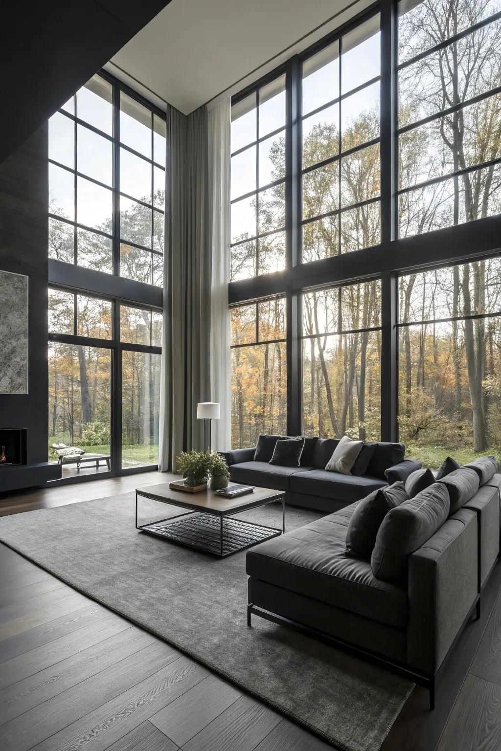 Open layouts create an expansive and inviting atmosphere.