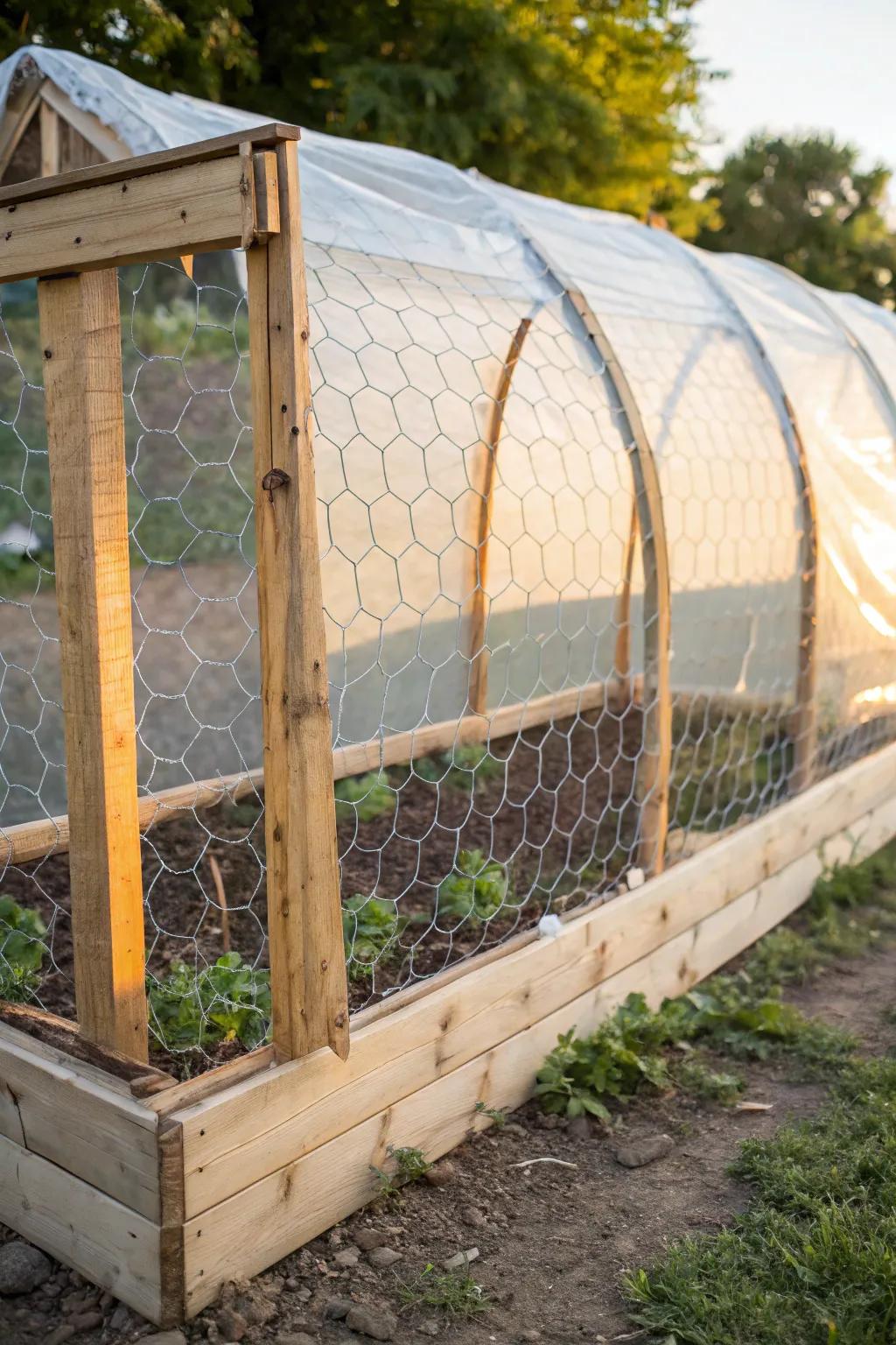 Embrace rustic charm with this budget-friendly DIY greenhouse, perfect for protecting your plants in style.