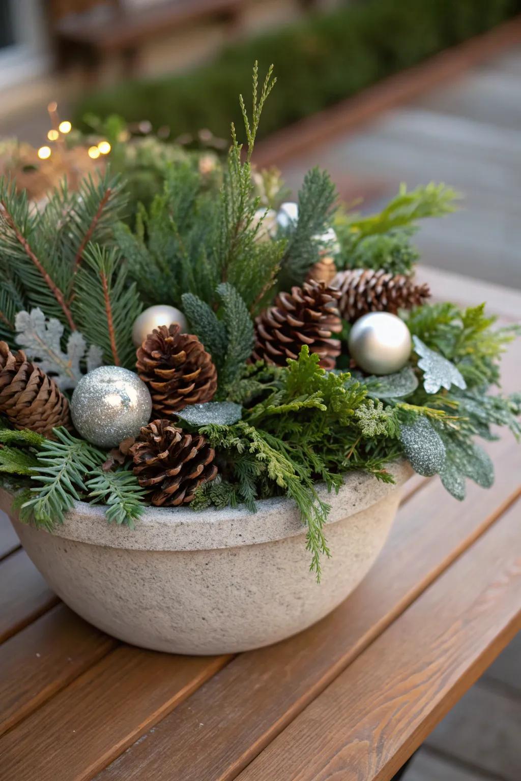 Mixing textures creates a visually captivating display.