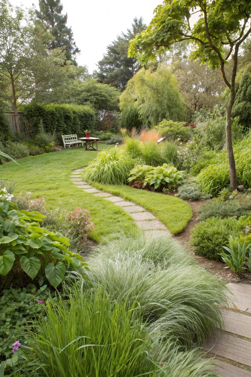 Low-water turf alternatives keep your garden green and sustainable.