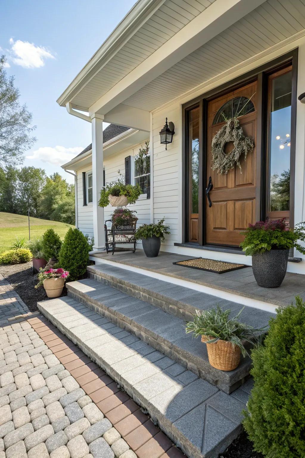Treads append functionality and style to your porch.