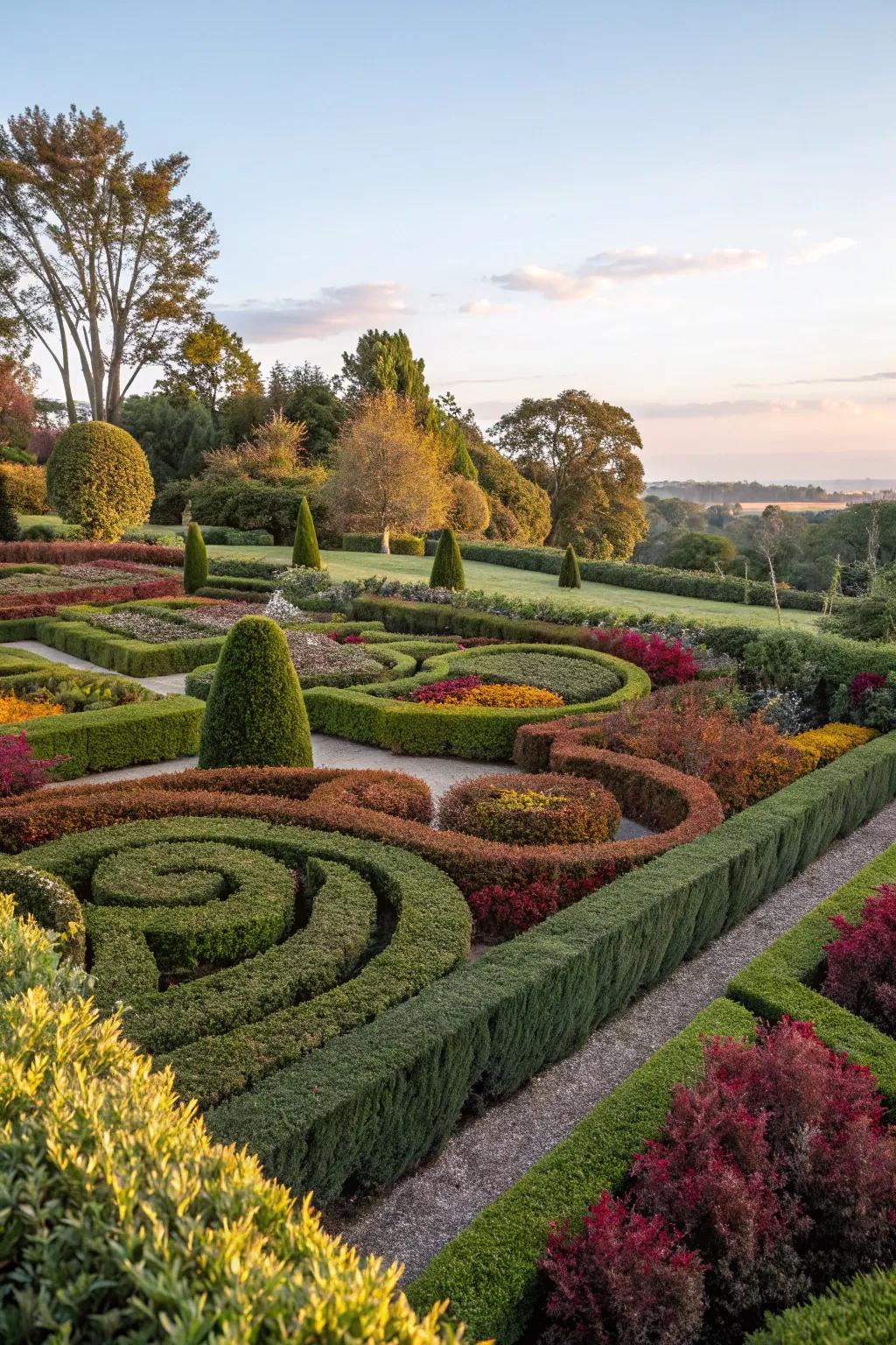Patterned hedges turn your garden into a living art piece