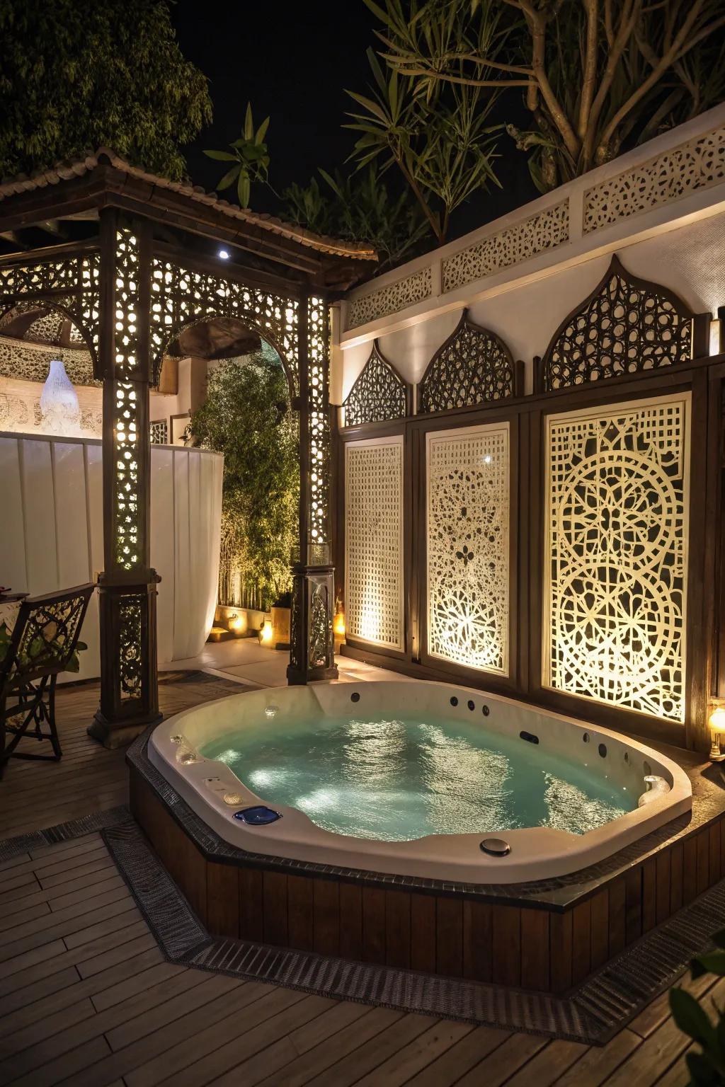 Partitions add style.