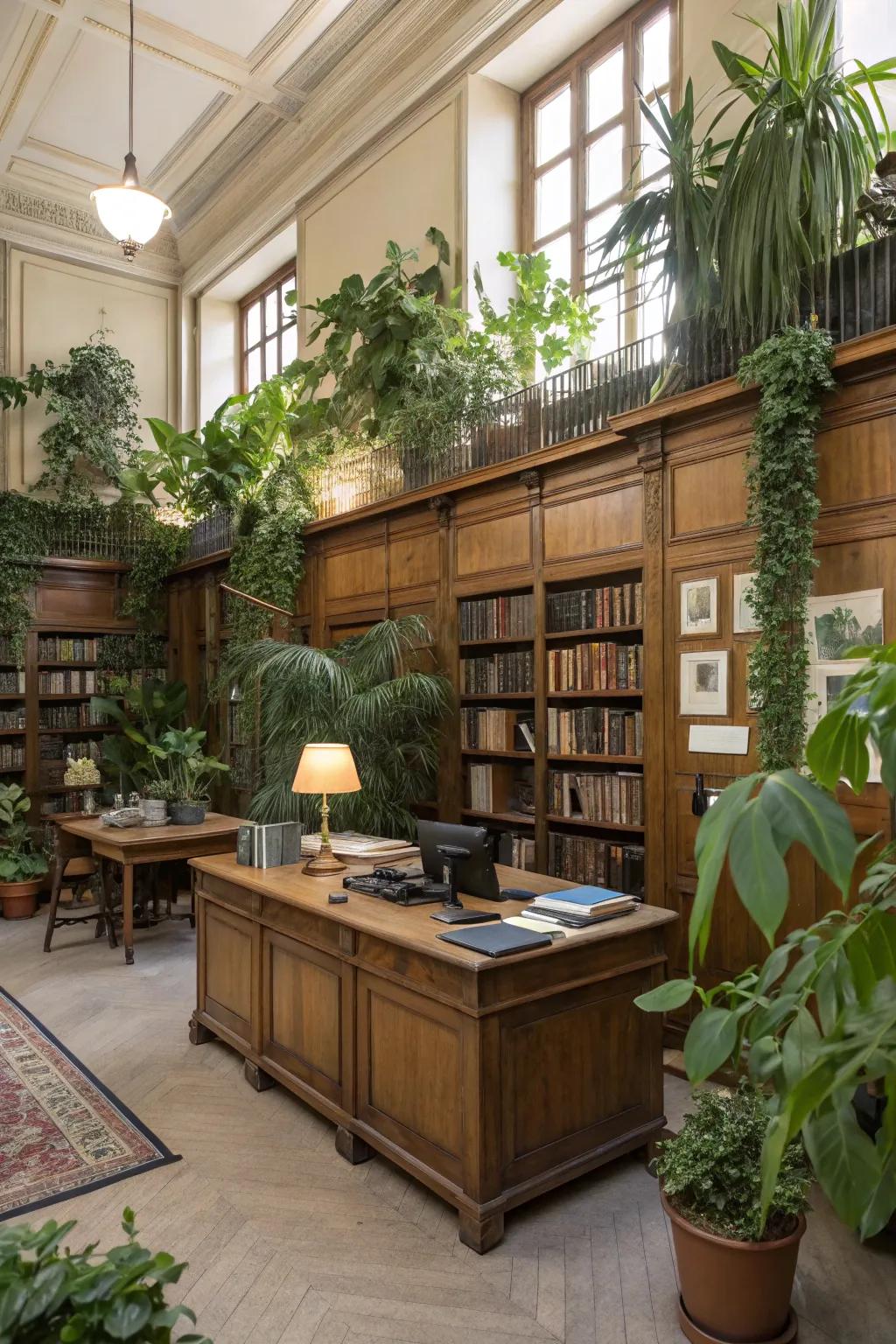 Create a calming space with nature-inspired touches.