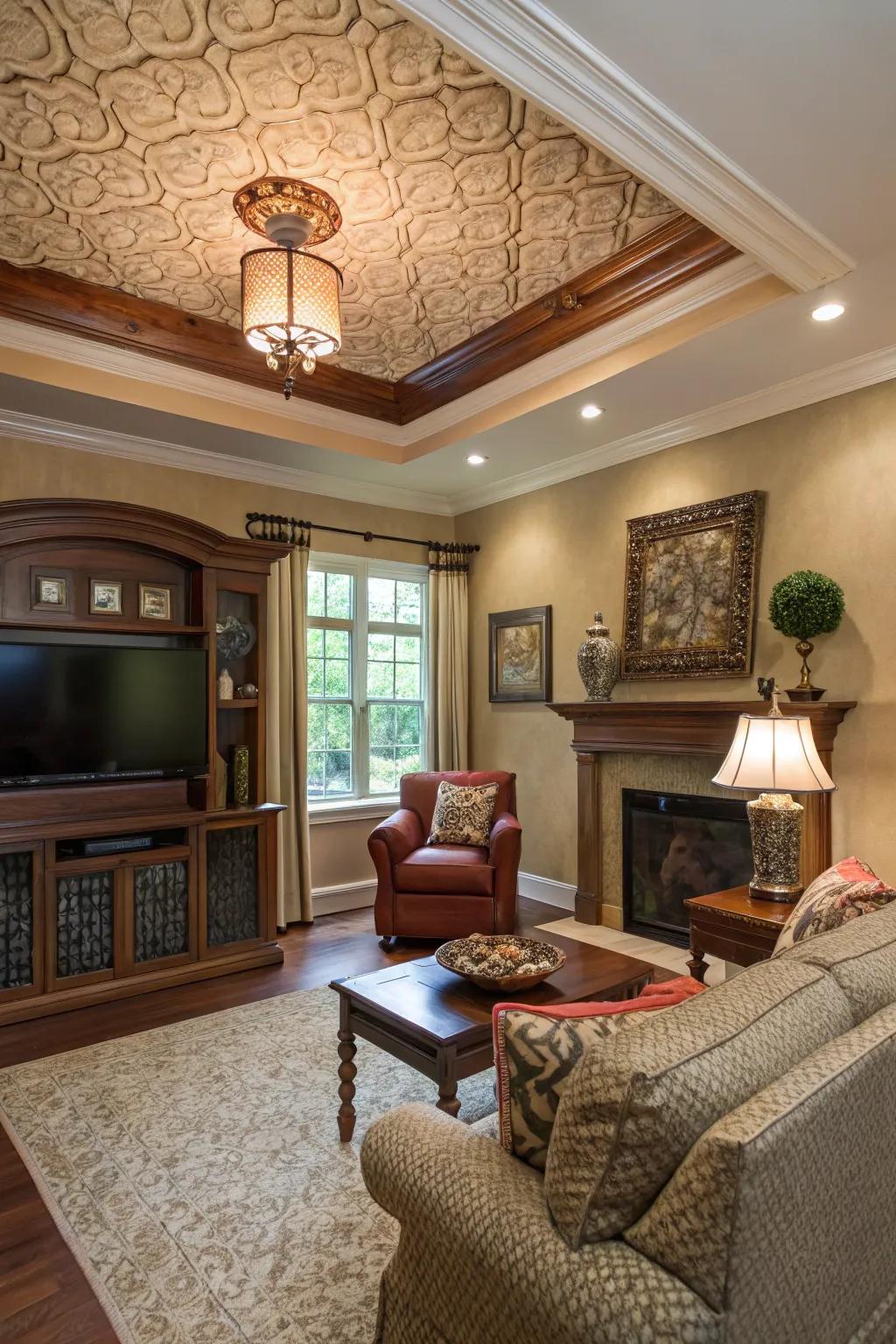 Mix and match materials for a unique crown molding design.