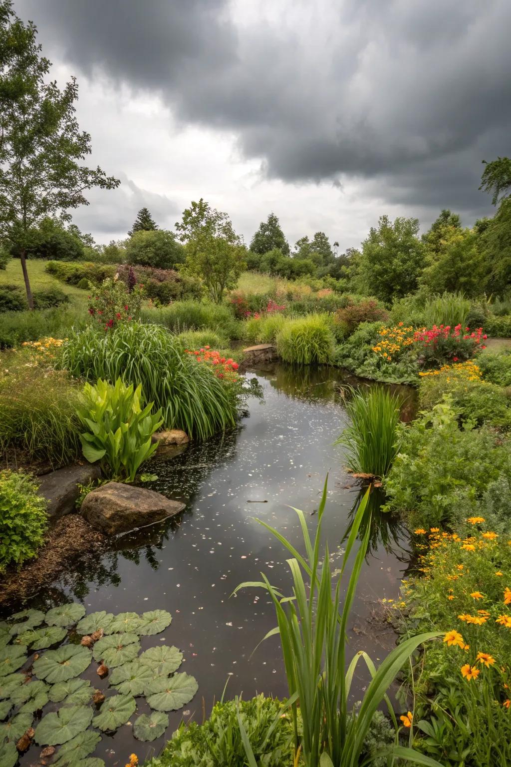 Rain gardens are a sustainable choice for eco-conscious gardeners.