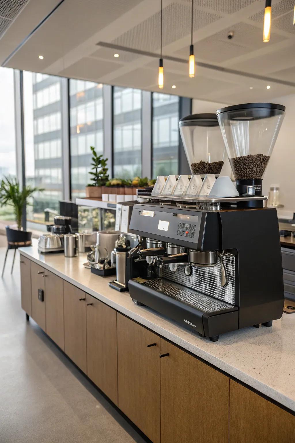The Barista Station enhances office java moments.