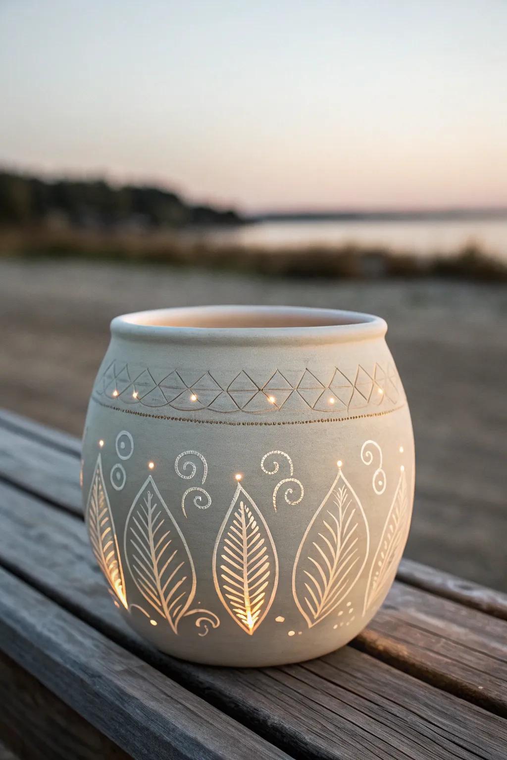 Illuminate your garden with the charm of glow-in-the-dark pottery.