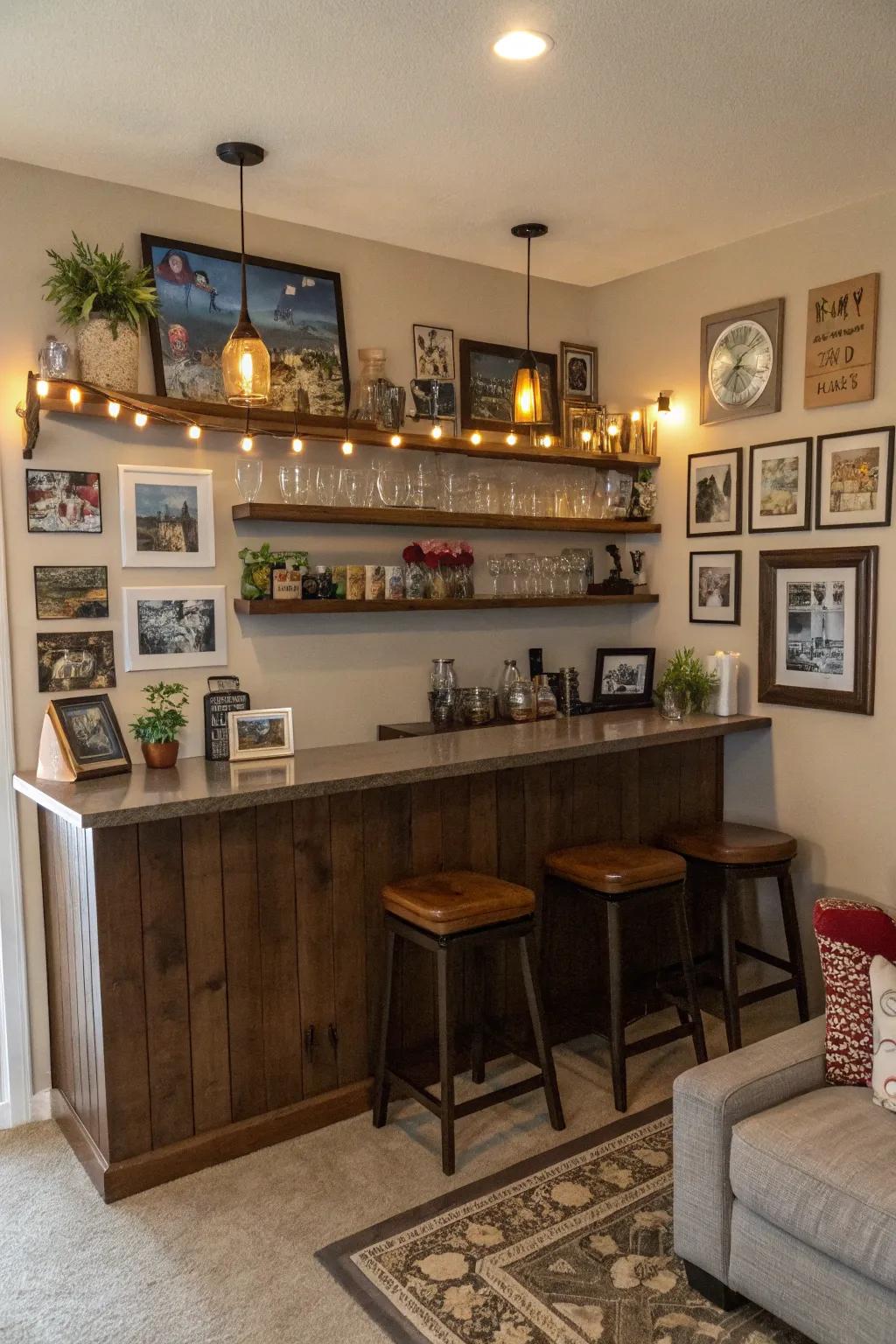 Individualized aspects make a space special and inviting.