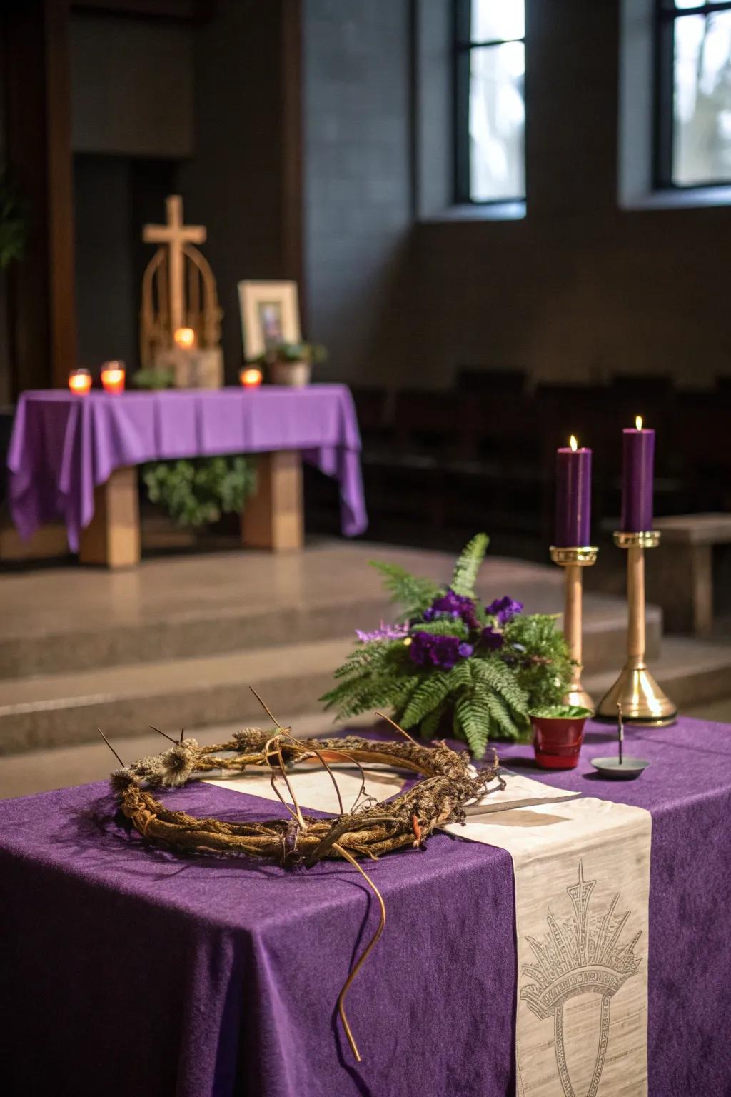 Seasonal decor keeps your prayer corner relevant and spiritually engaging.