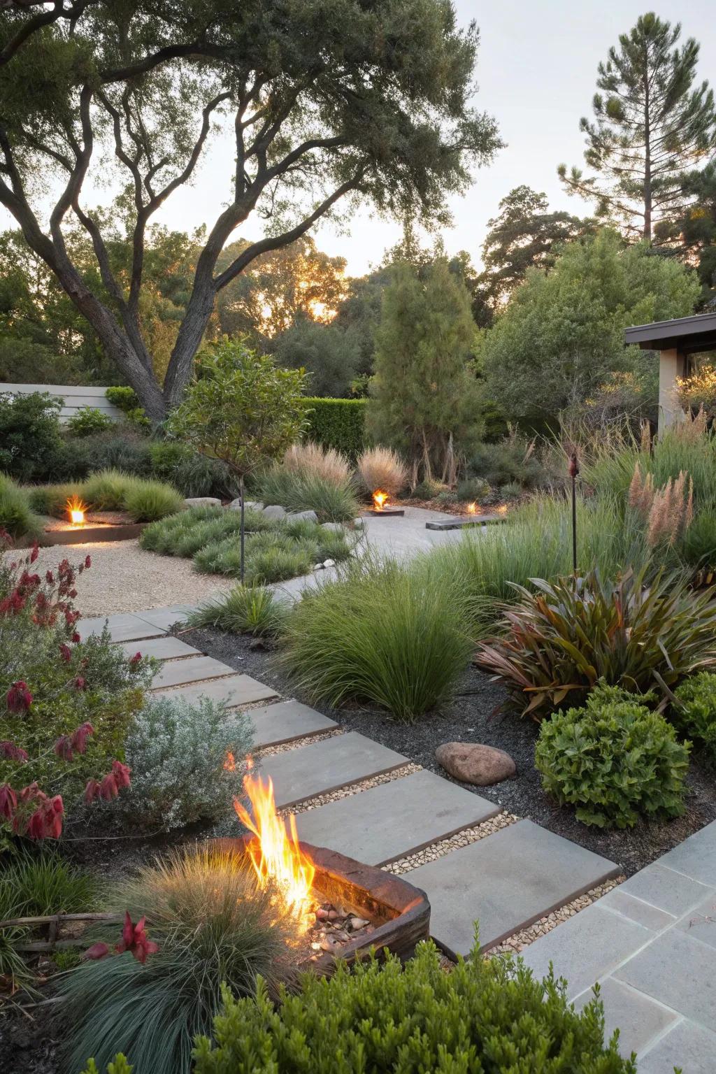 Fire-wise landscaping offers protection and beauty simultaneously.