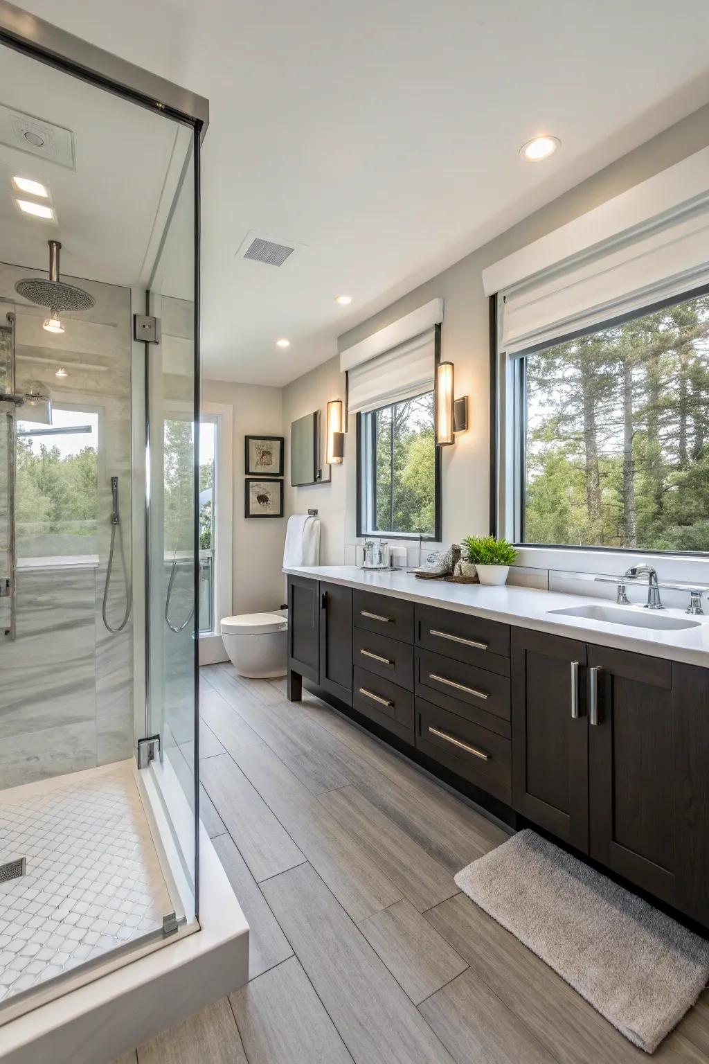 Modern fixtures have the power to transform your water closet into a spa-like space.
